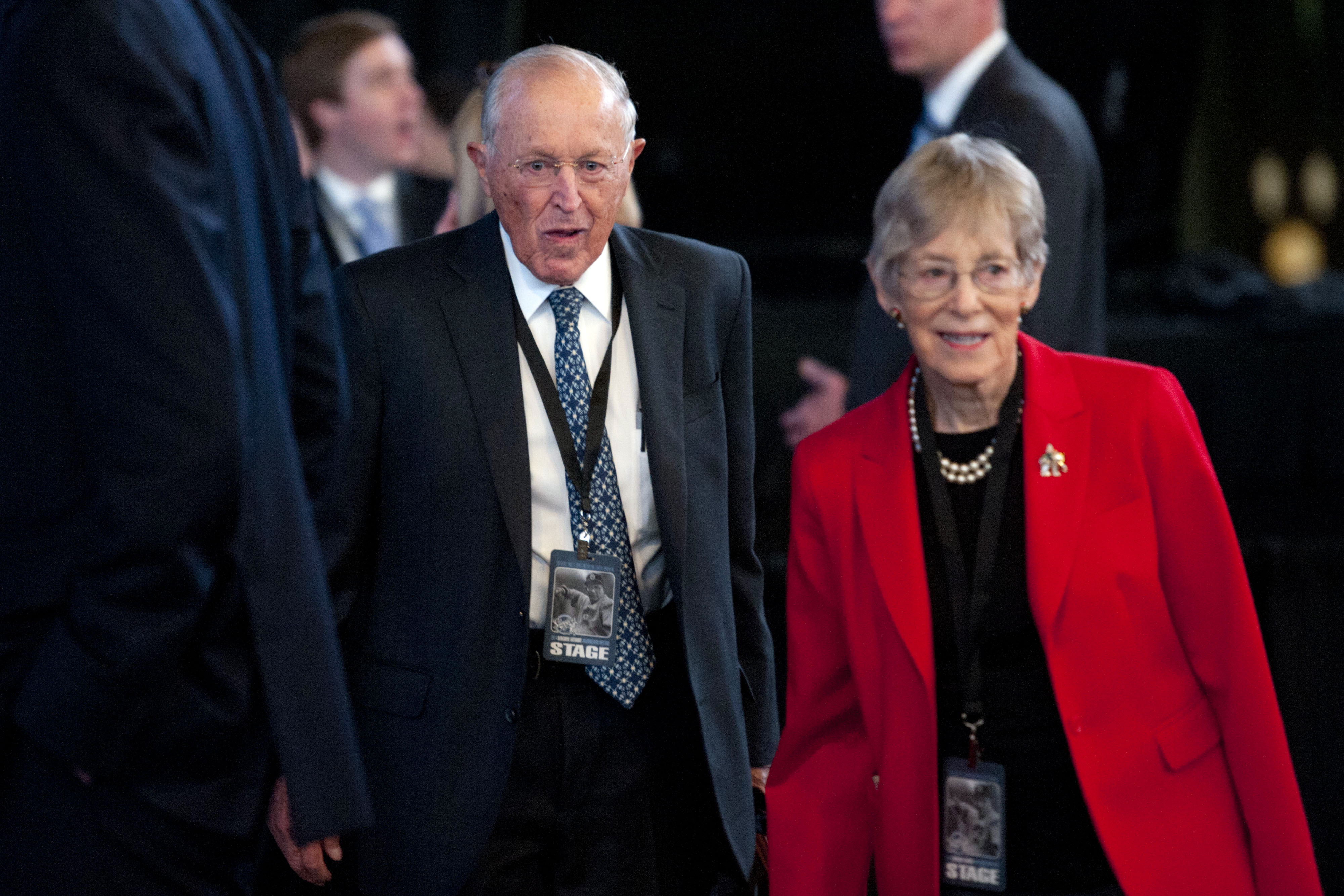 David and Ruth Gottesman at the Berkshire Hathaway shareholders meeting in Omaha, Nebraska, U.S., on May 3, 2014 | Source: Getty Images