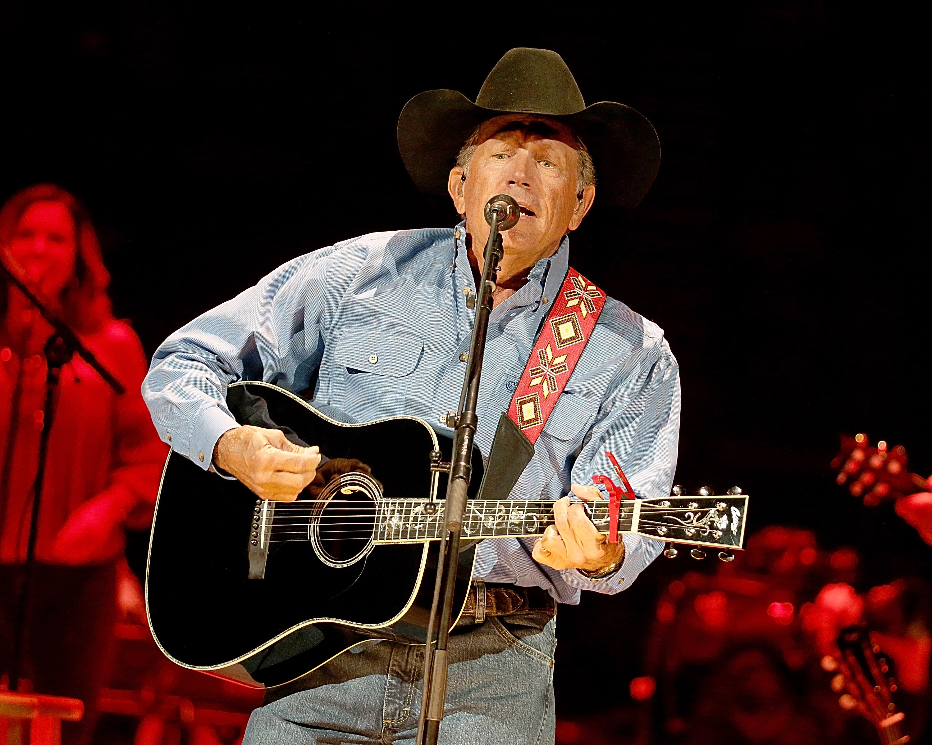 Country singer George Strait performs at The Frank Erwin Center on June 3 2018 in Austin Texas | Source: Getty Images