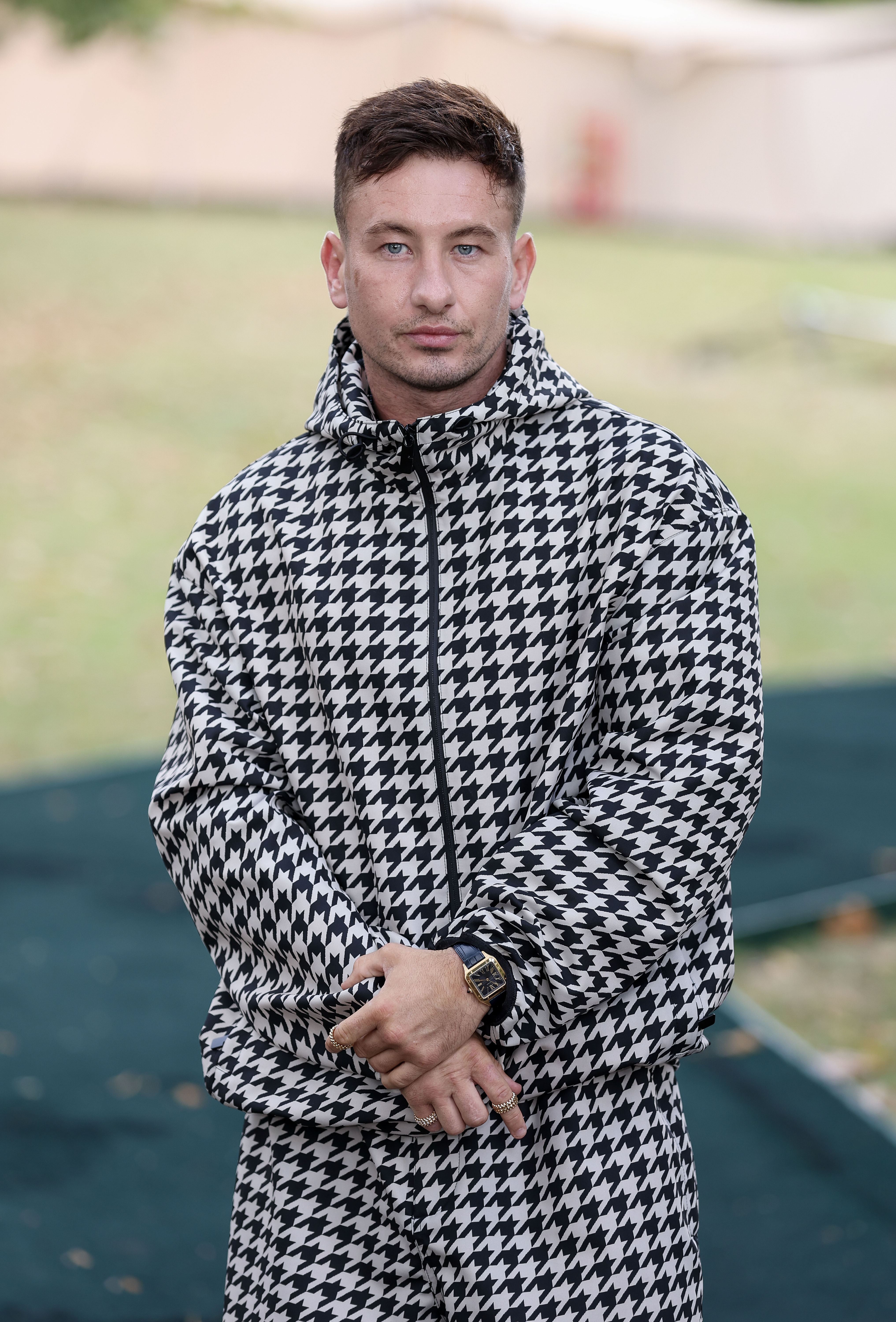 Barry Keoghan attends the Burberry show during London Fashion Week September 2023 | Source: Getty Images