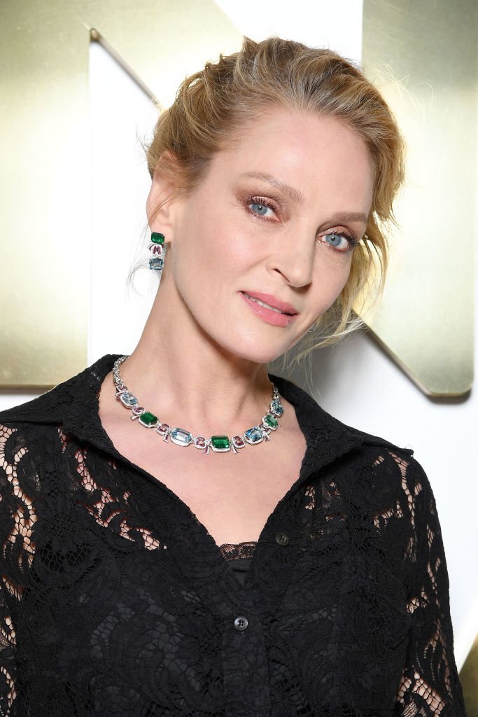 Uma Thurman attends the Bvlgari Hight Jewelry Exhibition in Capri, Italy | Photo: Getty Images