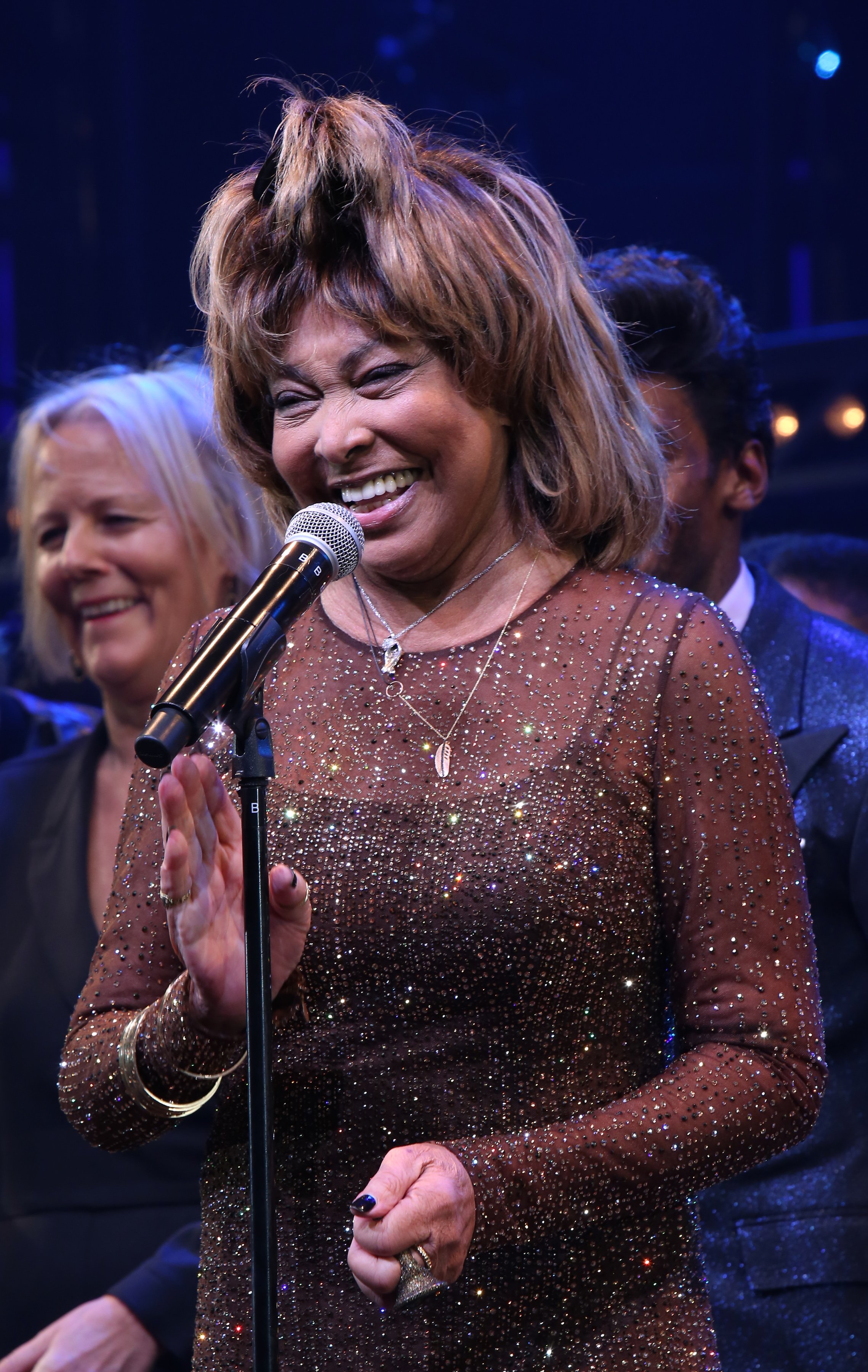 Tina Turner during the "Tina - The Tina Turner Musical" Opening Night Curtain Call at the Lunt-Fontanne Theatre on November 07, 2019, in New York City. | Source: Getty Images