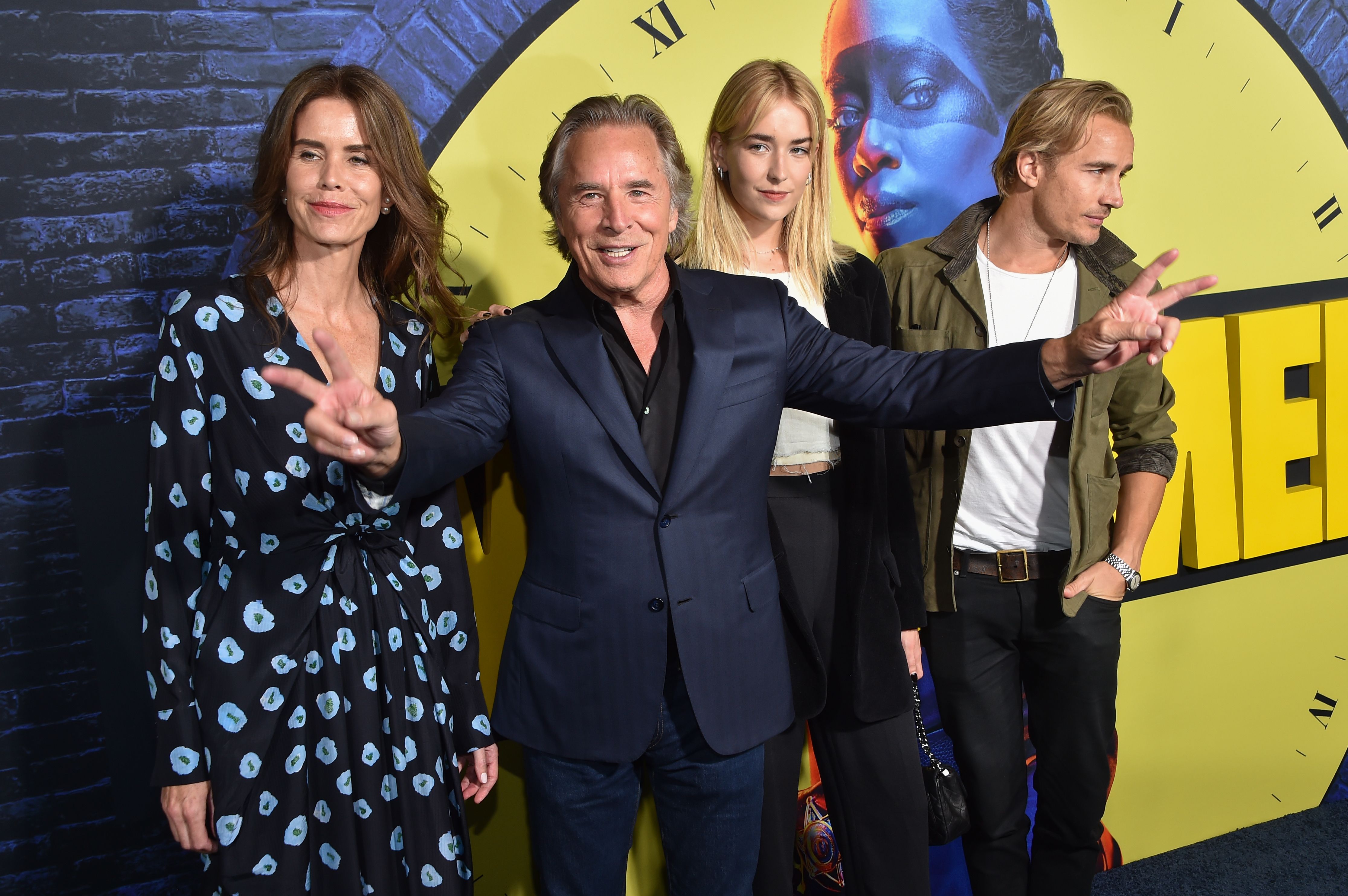 Kelley Phleger, Don Johnson, and his children Grace and Jesse at the Los Angeles premiere of "Watchmen" on October 14, 2019 | Source: Getty Images