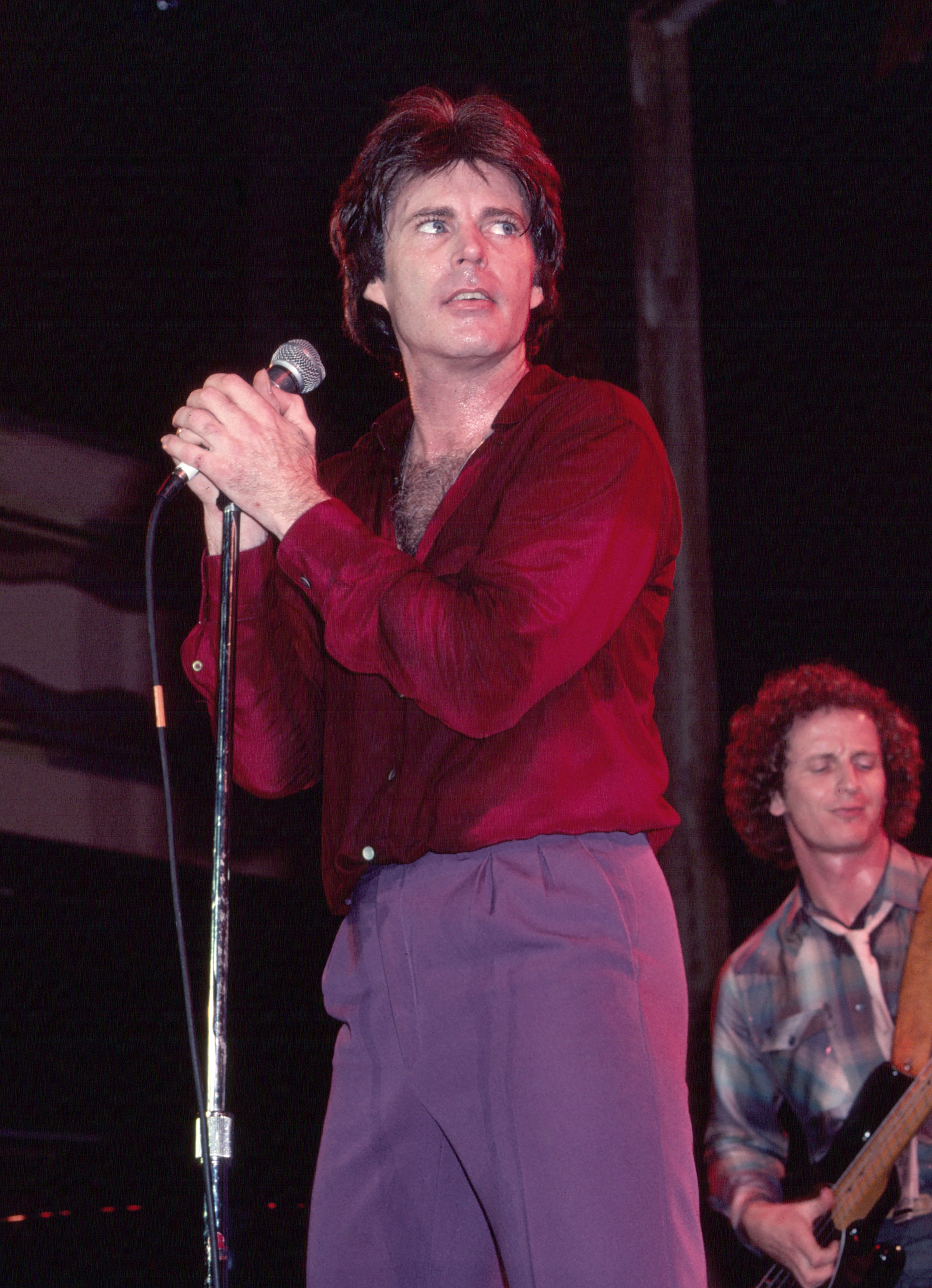 Ricky Nelsonperforms onstage at the Ritz, New York, on February 24, 1981 | Source: Getty Images