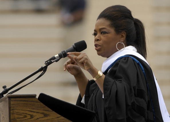  Oprah Winfrey speaks during the commencement ceremony at Duke University |  Photo: Getty Images