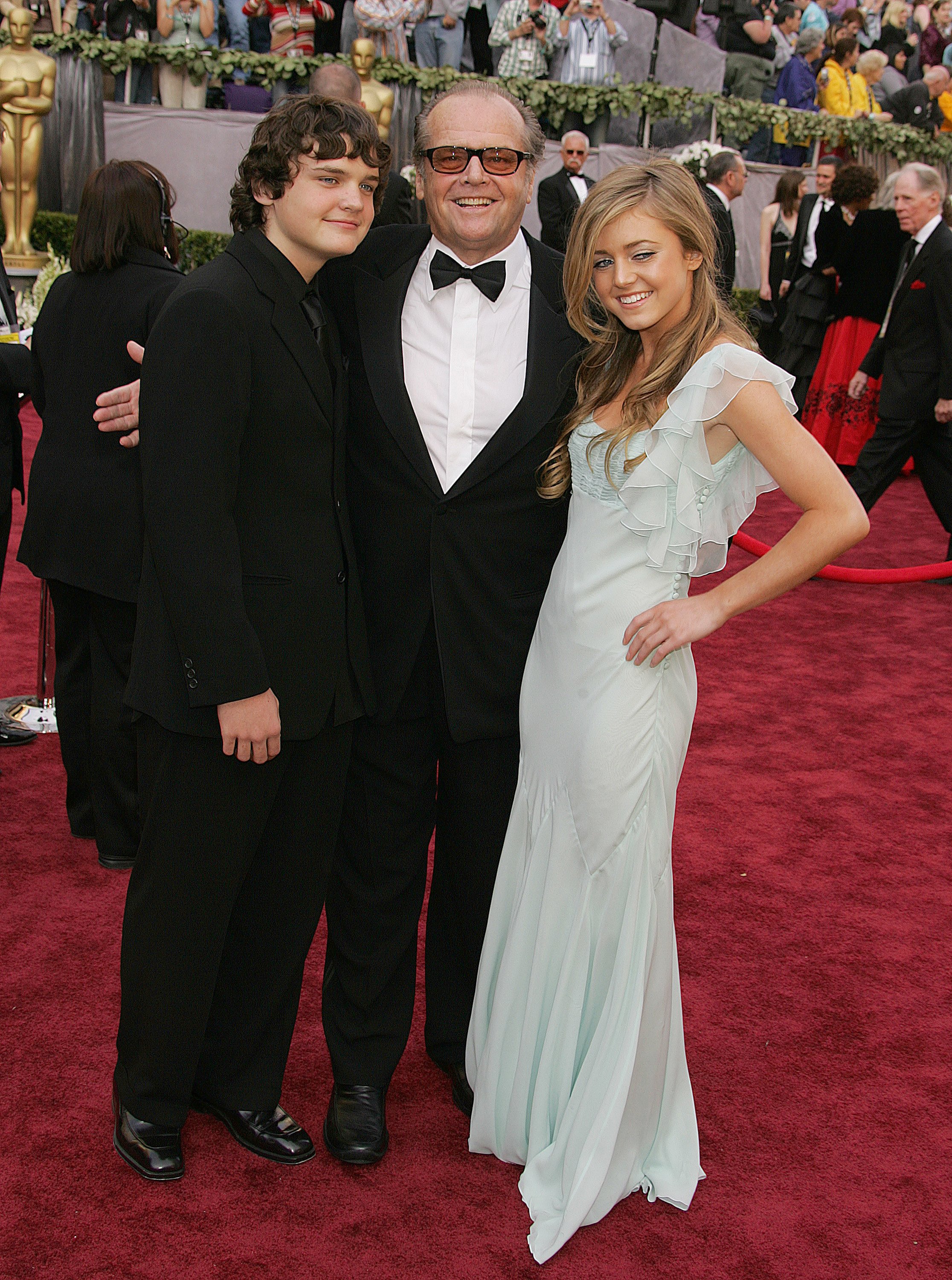 The 78th Annual Academy Awards - Arrivals Jack Nicholson (center) with Raymond Nicholson and Lorraine Nicholson | Source: Getty Images