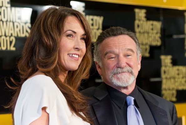 Susan Schneider and Robin Williams