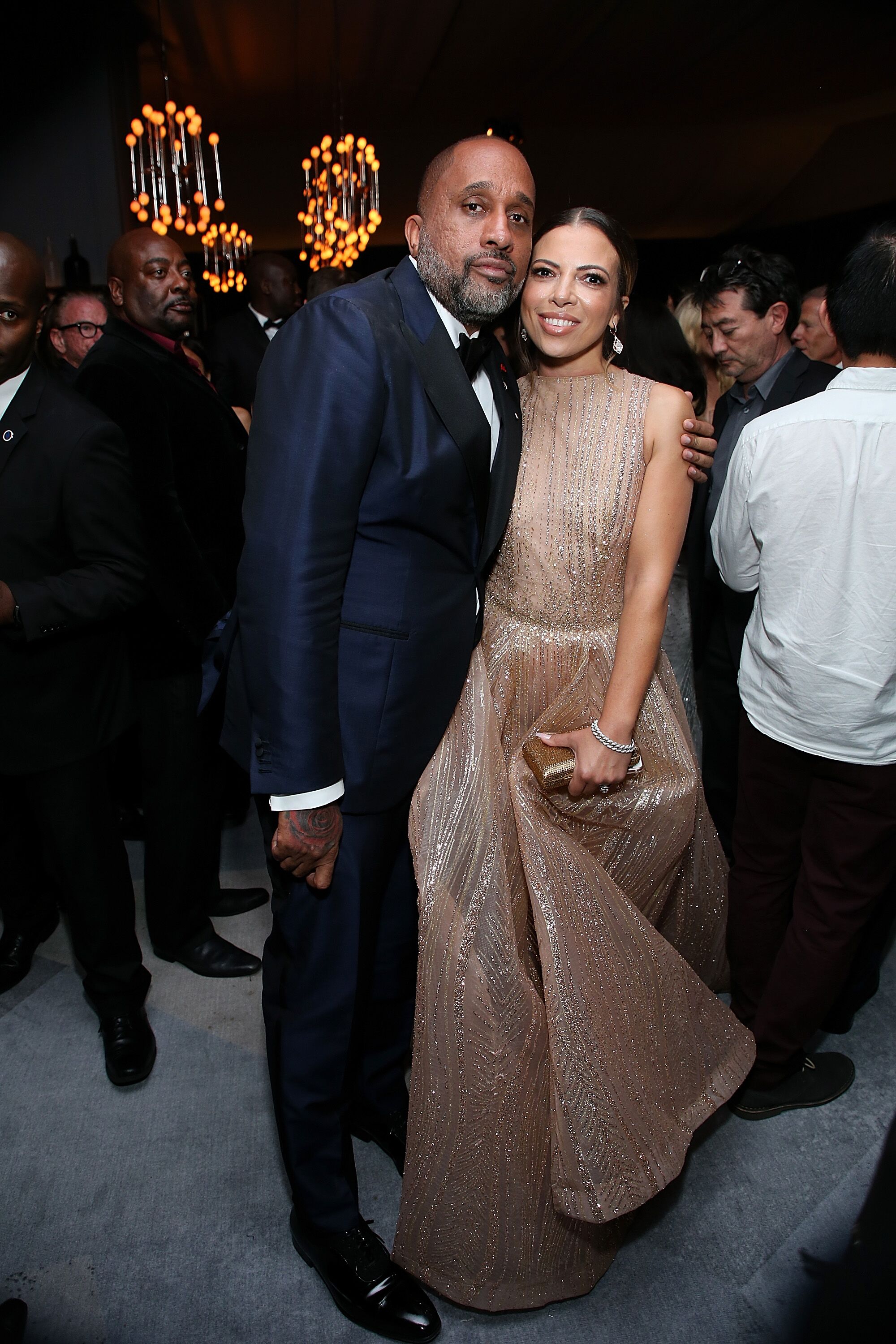 Kenya Barris and his wife, Dr. Rania "Rainbow" Barris at Netflix's Emmy after-party in September 2018. | Photo: Getty Images