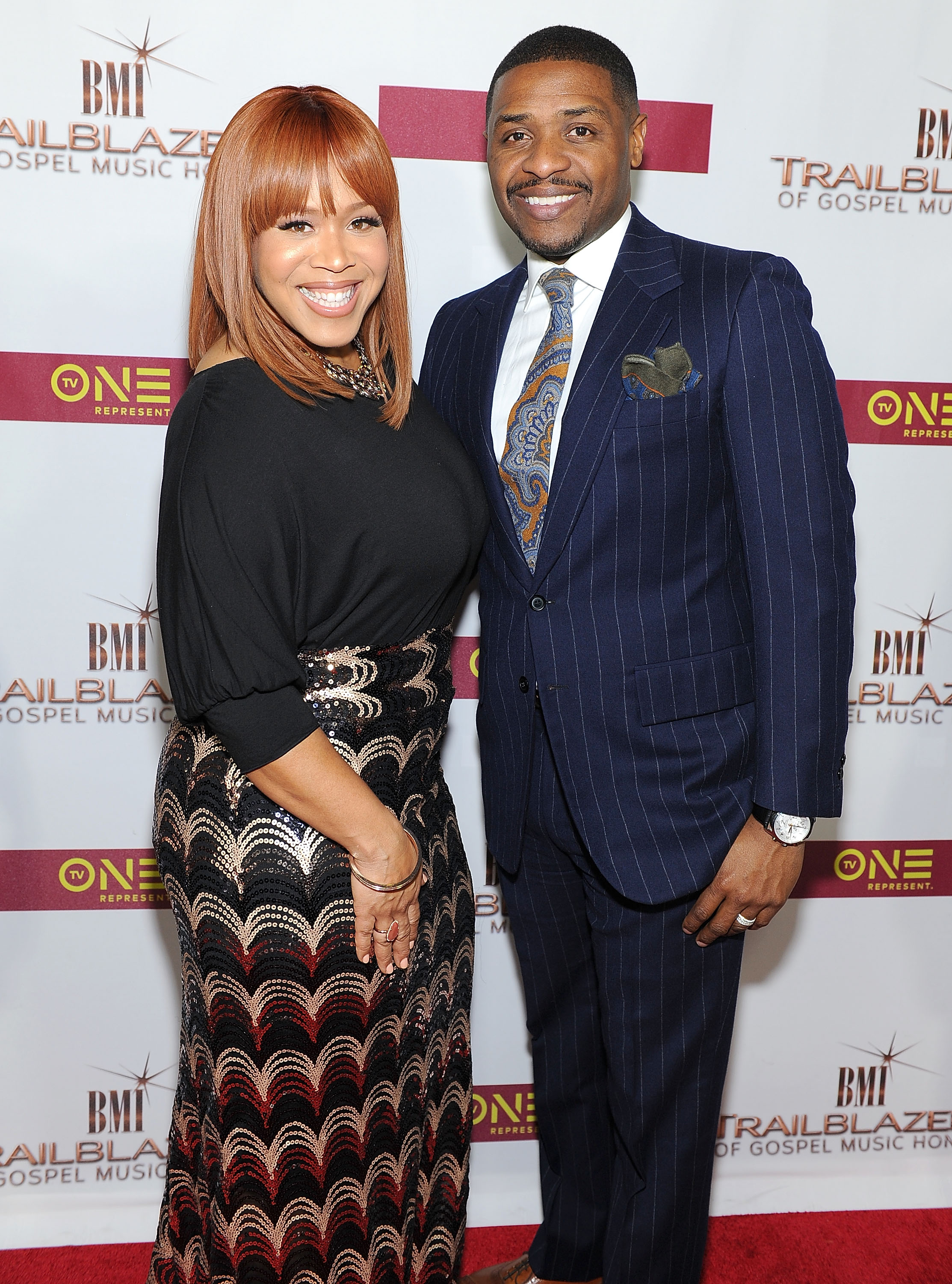 Tina Campbell and Teddy Campbell attend the BMI Trailblazers of Gospel Music Award Show at the Rialto Center for the Arts on January 16, 2016, in Atlanta, Georgia | Source: Getty Images