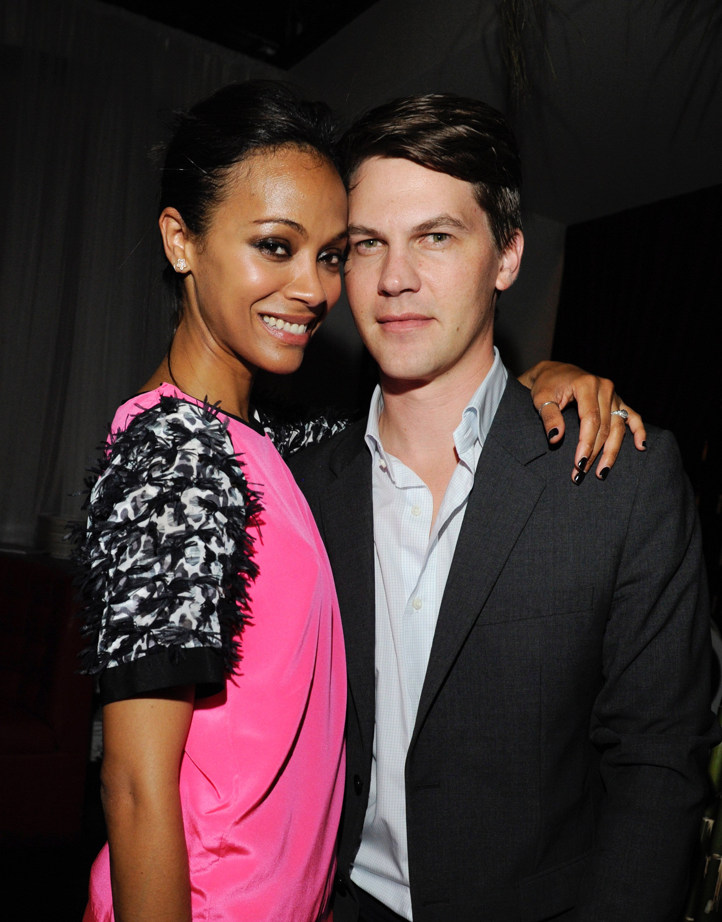 Zoe Saldana and Keith Britton attend the Flaunt Magazine and Gypsy 05 Present "The Neo-Golden Age" at Philippe Chow on August 19, 2011, in Los Angeles, California. | Source: Getty Images