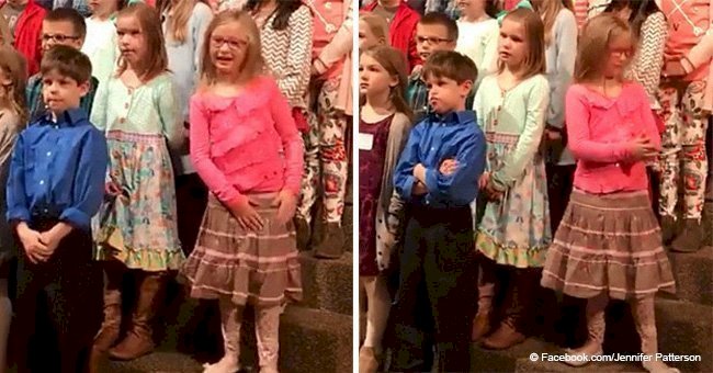 6-year-old girl steals the show during church choir concert in this viral video