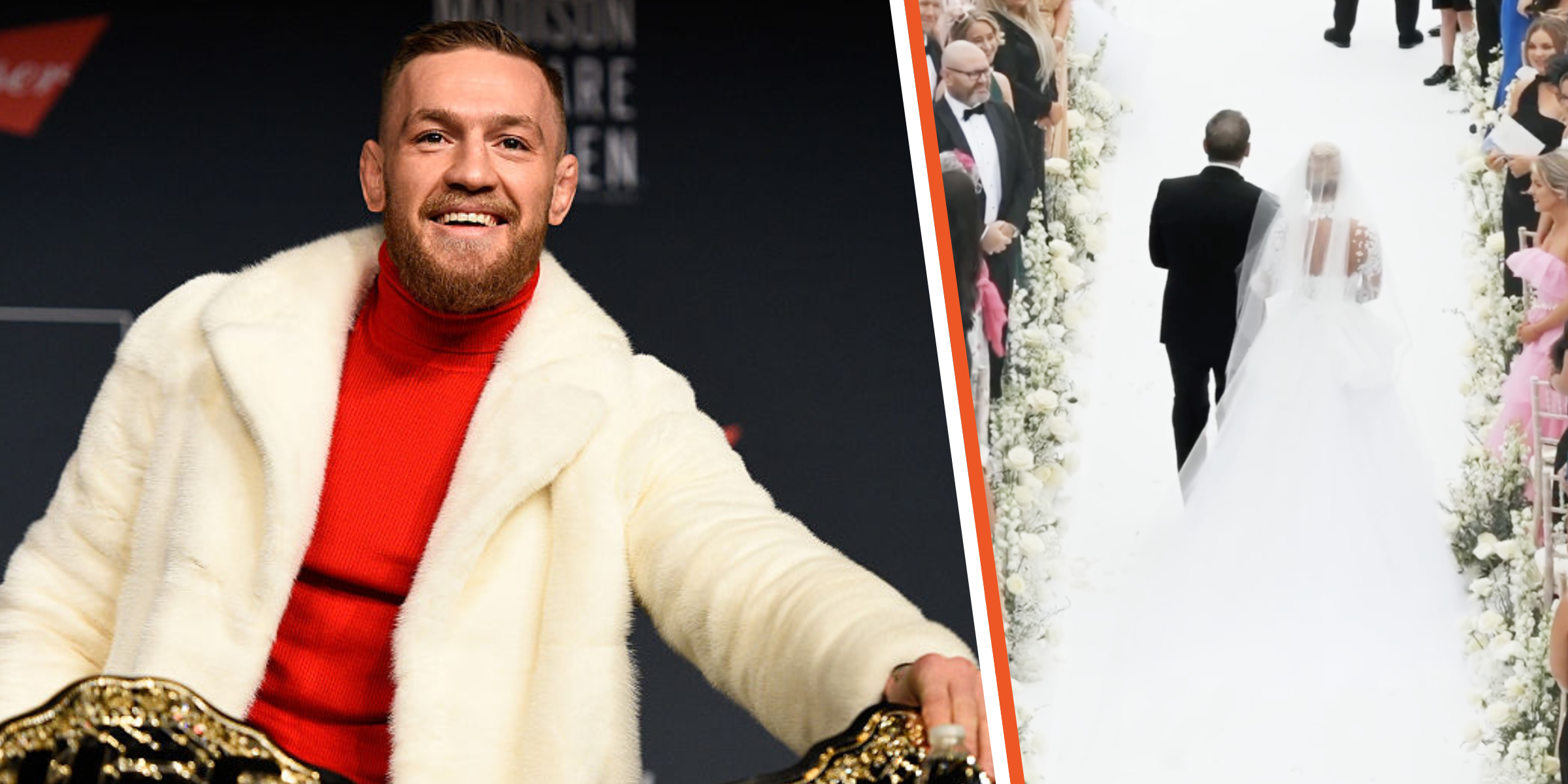 Conor McGregor | Erin McGregor and Terry Kavanagh wedding day | Source: Getty Images | Instagram/odicci_films