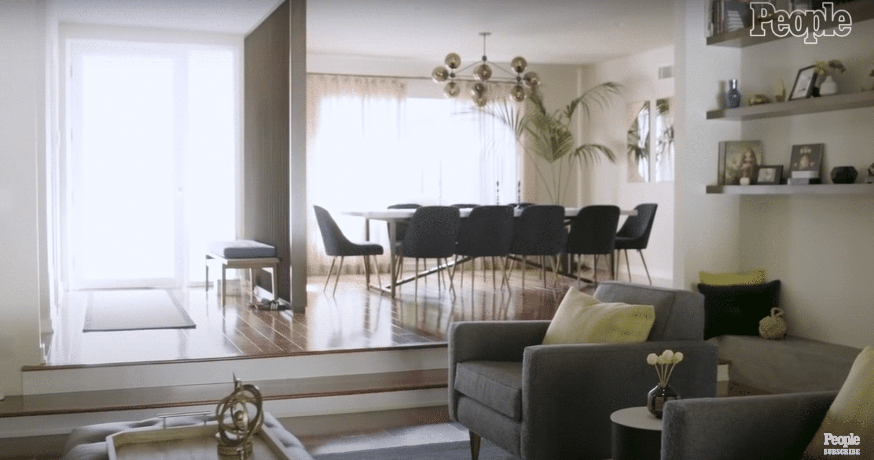 Sean Murray showing off his Encino, California home to People magazine on March 15, 2021 | Source: YouTube/People