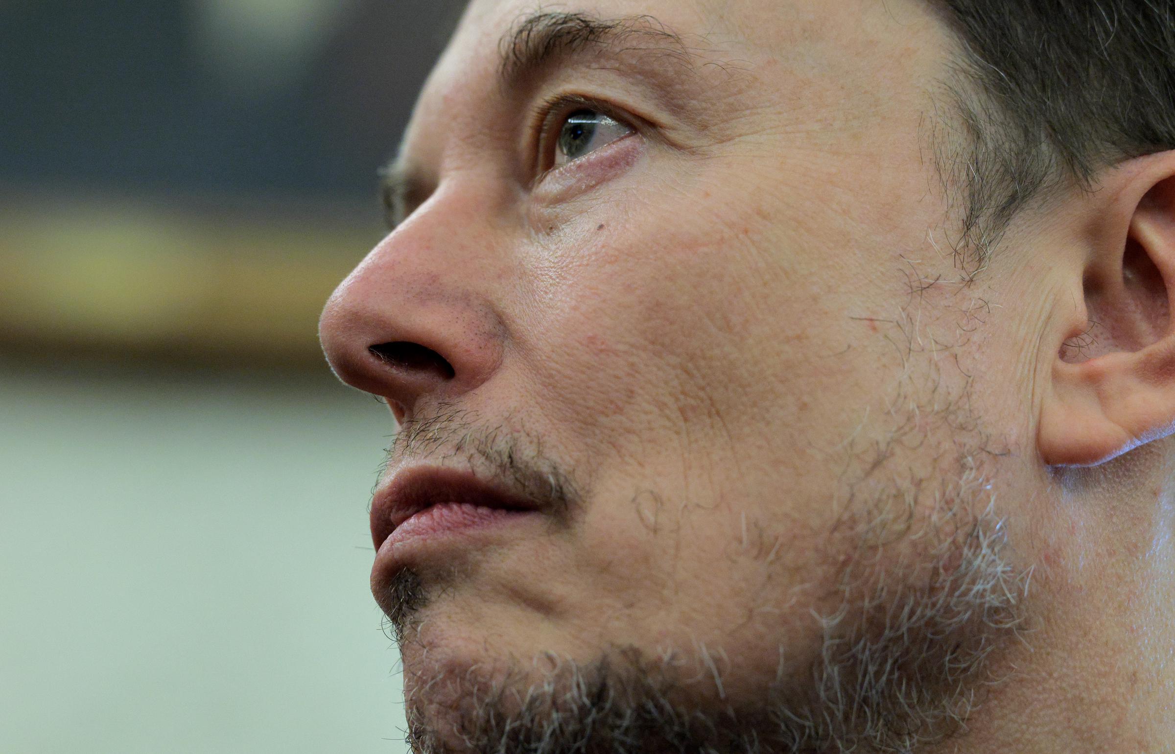 Elon Musk attends a meeting between U.S. President Donald Trump and South Africa President Cyril Ramaphosa in the Oval Office at the White House on May 21, 2025, in Washington, DC | Source: Getty Images