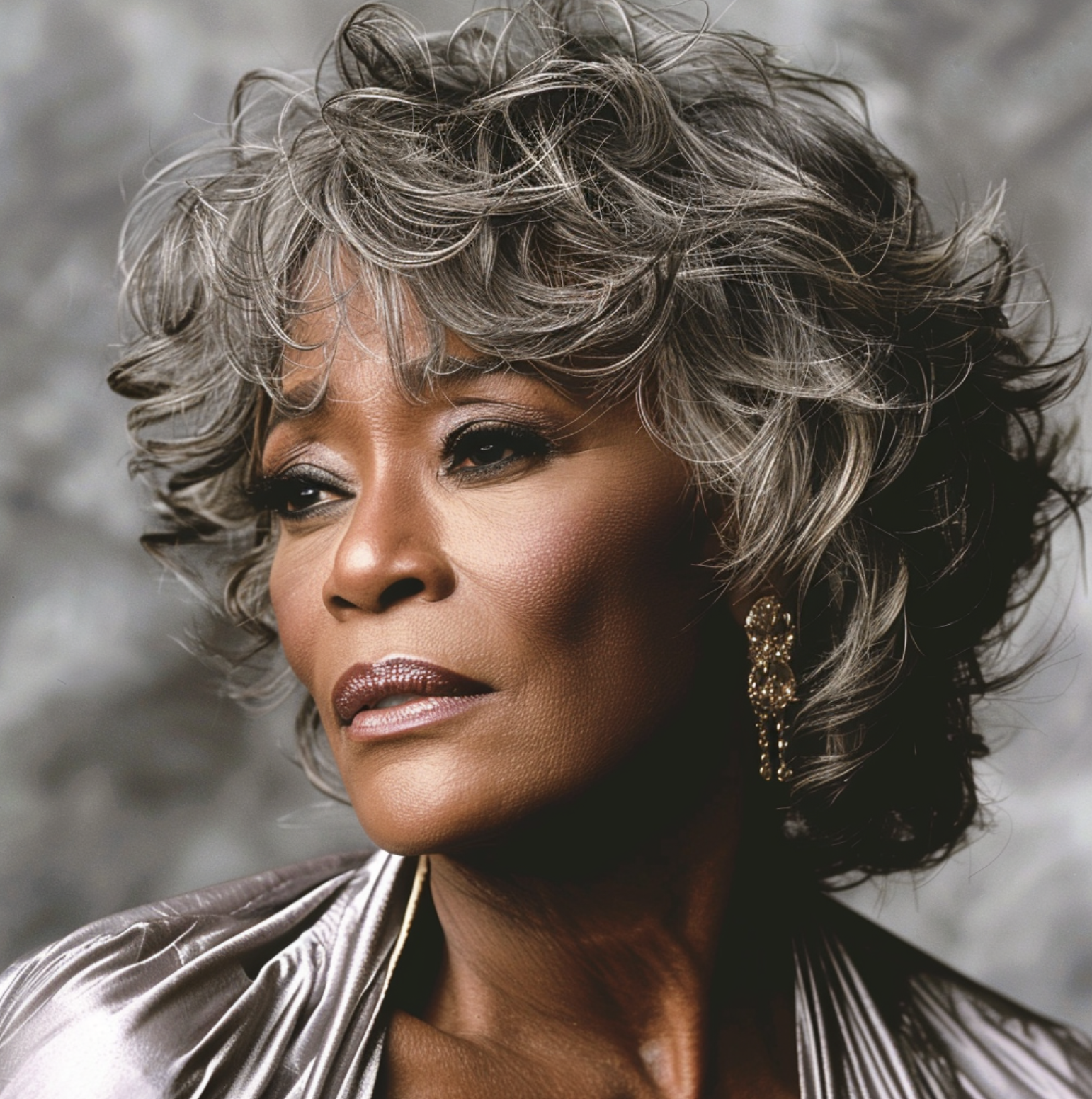 AI image of Whitney Houston in old age | Source: Midjourney