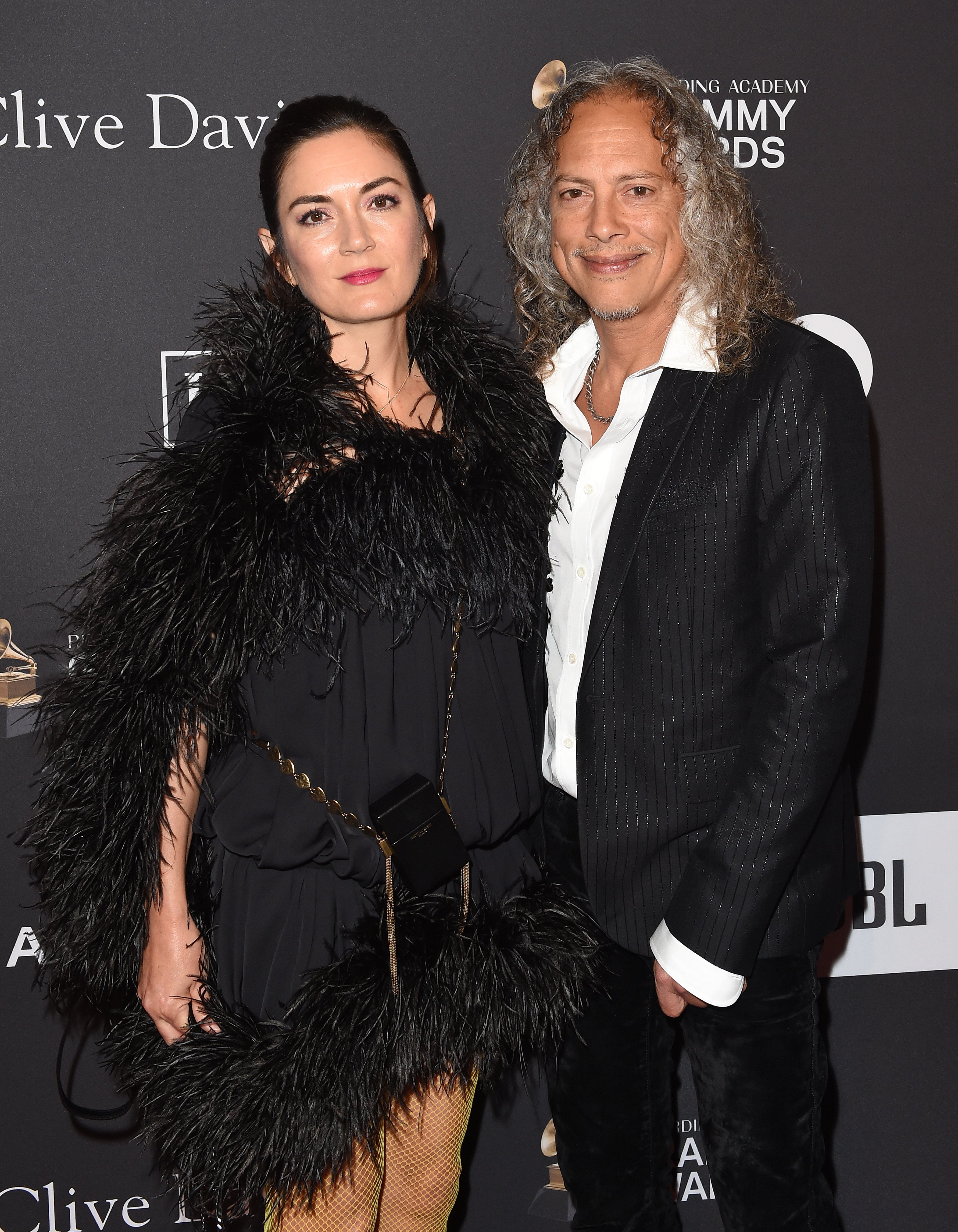 Lani Hammett and Kirk Hammett at a 2019 Pre-GRAMMY Gala on February 9, 2019, in Beverly Hills. | Source: Getty Images
