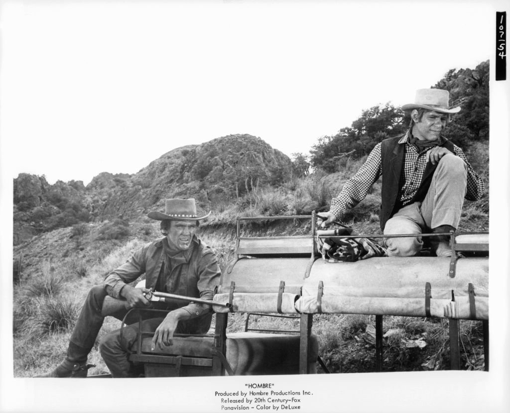 David Canary And Peter Lazer in a scene from the film "Hombre", 1967 | Photo: Getty Images