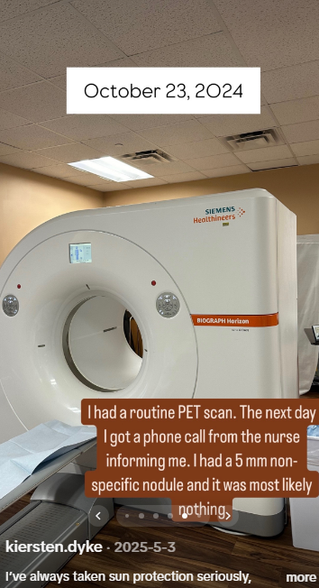 Kiersten Dyke shares a health update, from a video posted on May 3, 2025 | Source: TikTok/kiersten.dyke