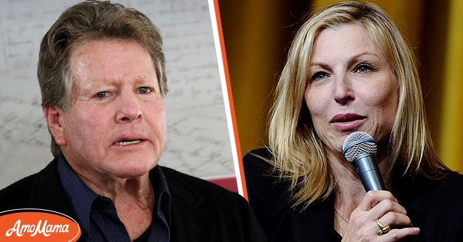 Ryan O'Neal at a photo call for his upcoming touring production of "Love Letters" in 2015, New York City. [Left] Tatum O'Neal speaking at a screening of "Paper Moon" in 2011, Palm Springs, California. | Photo: Getty Images