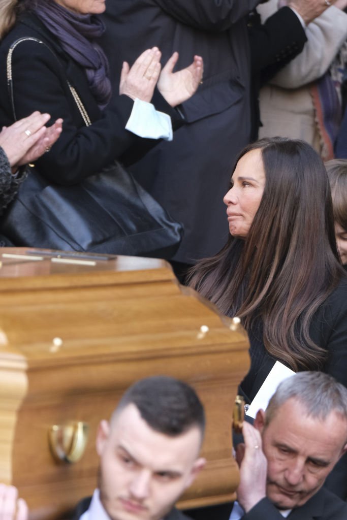 Funérailles de Jean-Pierre Pernaut à la Basilique Sainte-Clotilde le 9 mars 2022 à Paris. | Photo : Getty Images
