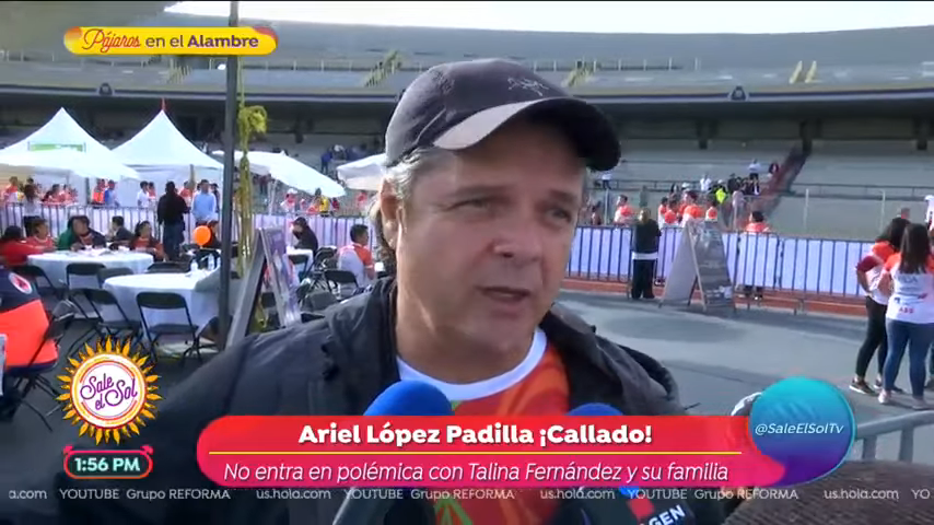 Ariel López Padilla hablando de la relación con su hija │Imagen tomada de: YouTube / ImagenEntretenimiento Ariel López Padilla hablando de la relación con su hija │Imagen tomada de: YouTube / ImagenEntretenimiento