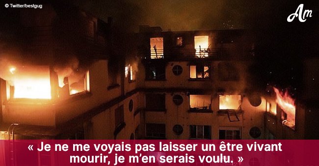 "J’avais une main sur la corde et je tenais mon chat": une survivante de l’incendie de Paris en parle