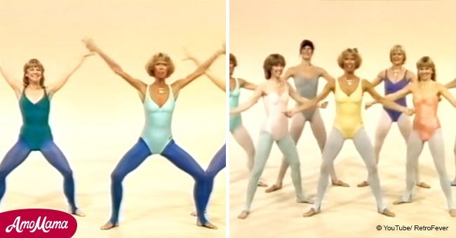 Remember the 80's 'Jazzercise' videos? Let's reminisce about how wonderful  it was
