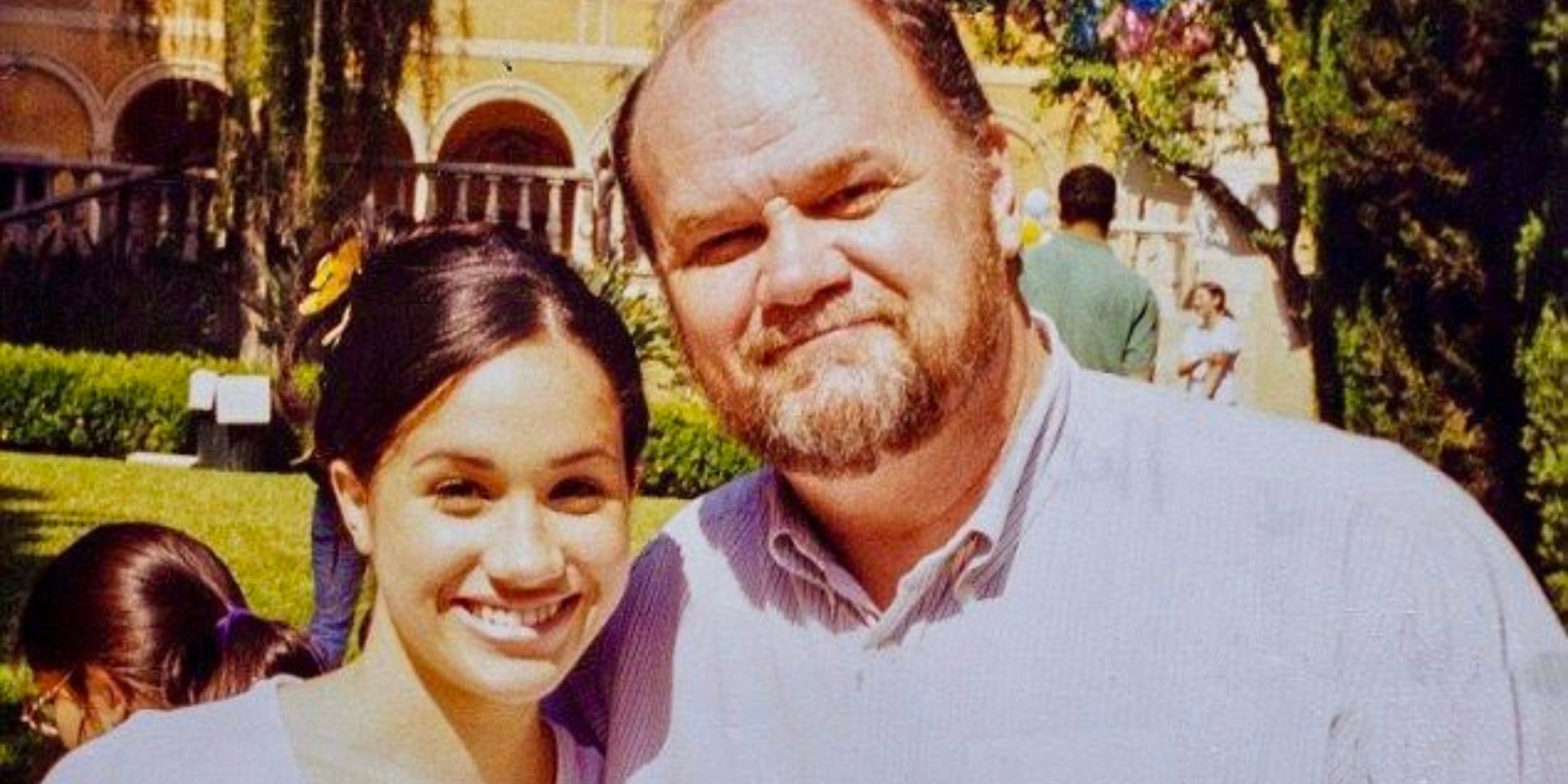 Meghan and Thomas Markle | Source: X/ViQueenie
