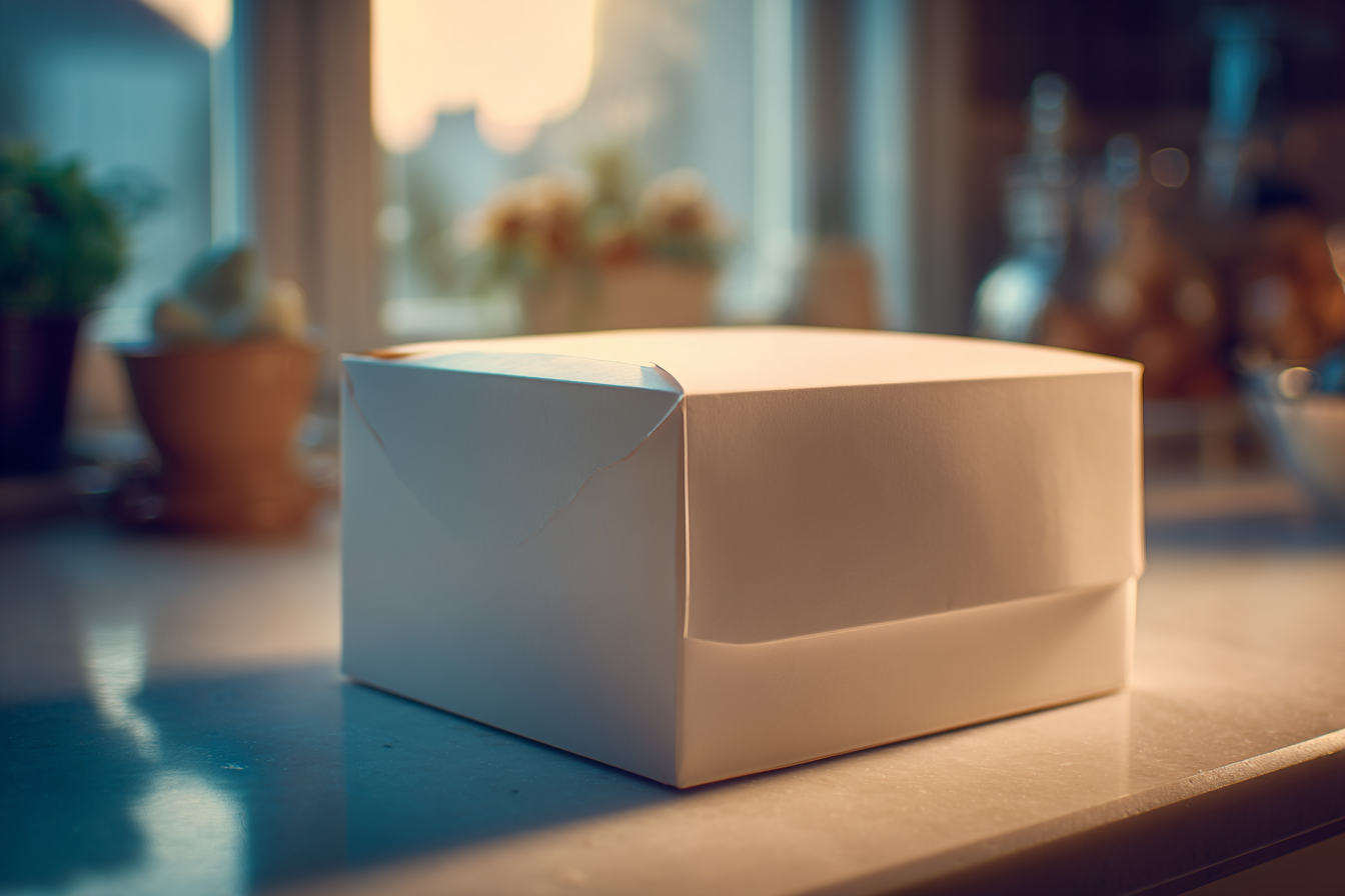 A box on a counter | Source: Midjourney