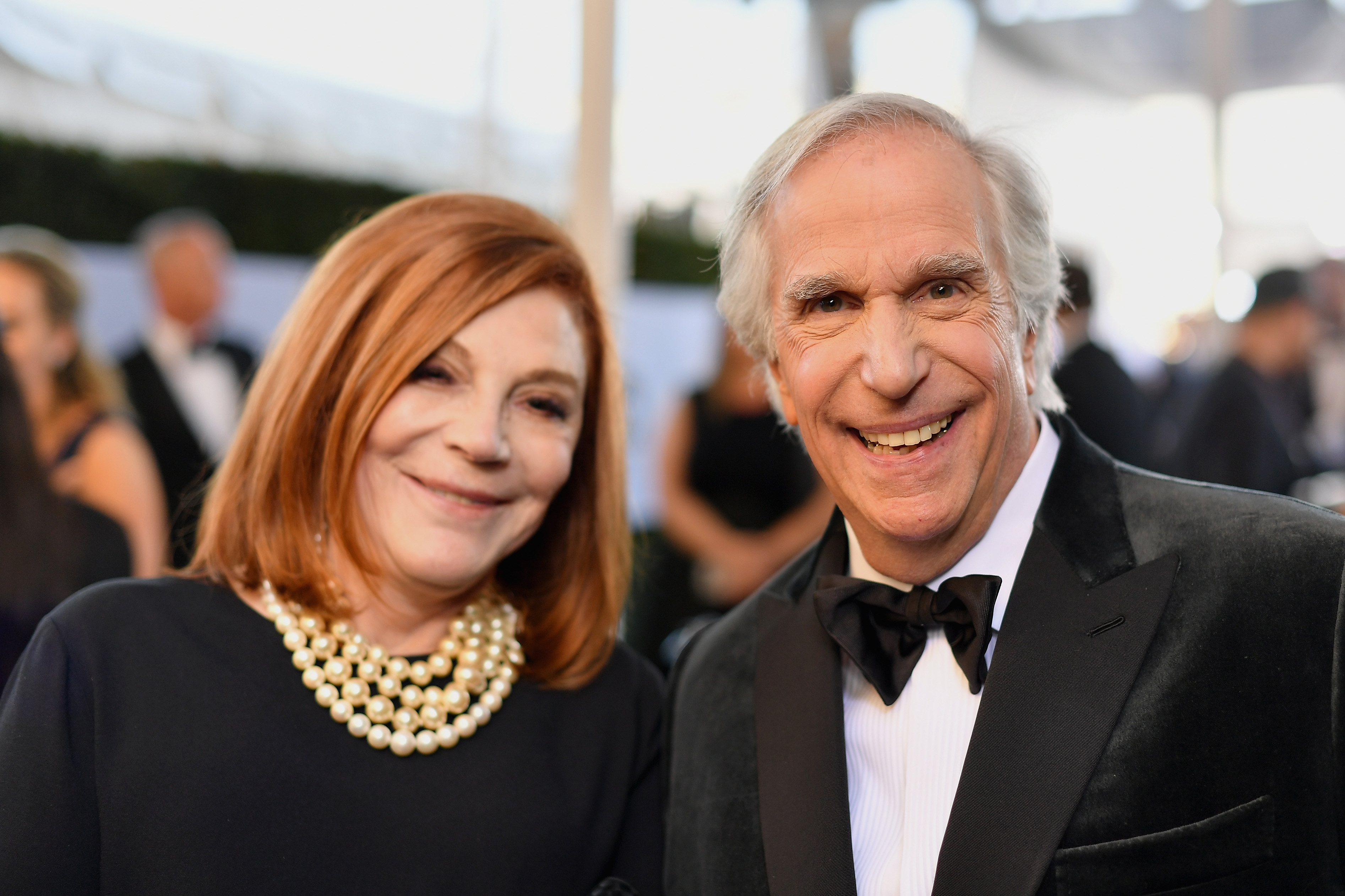 Stacey Weitzman and Henry Winkler at the 25th Annual Screen Actors Guild Awards in Los Angeles, California on January 27, 2019 | Source: Getty Images