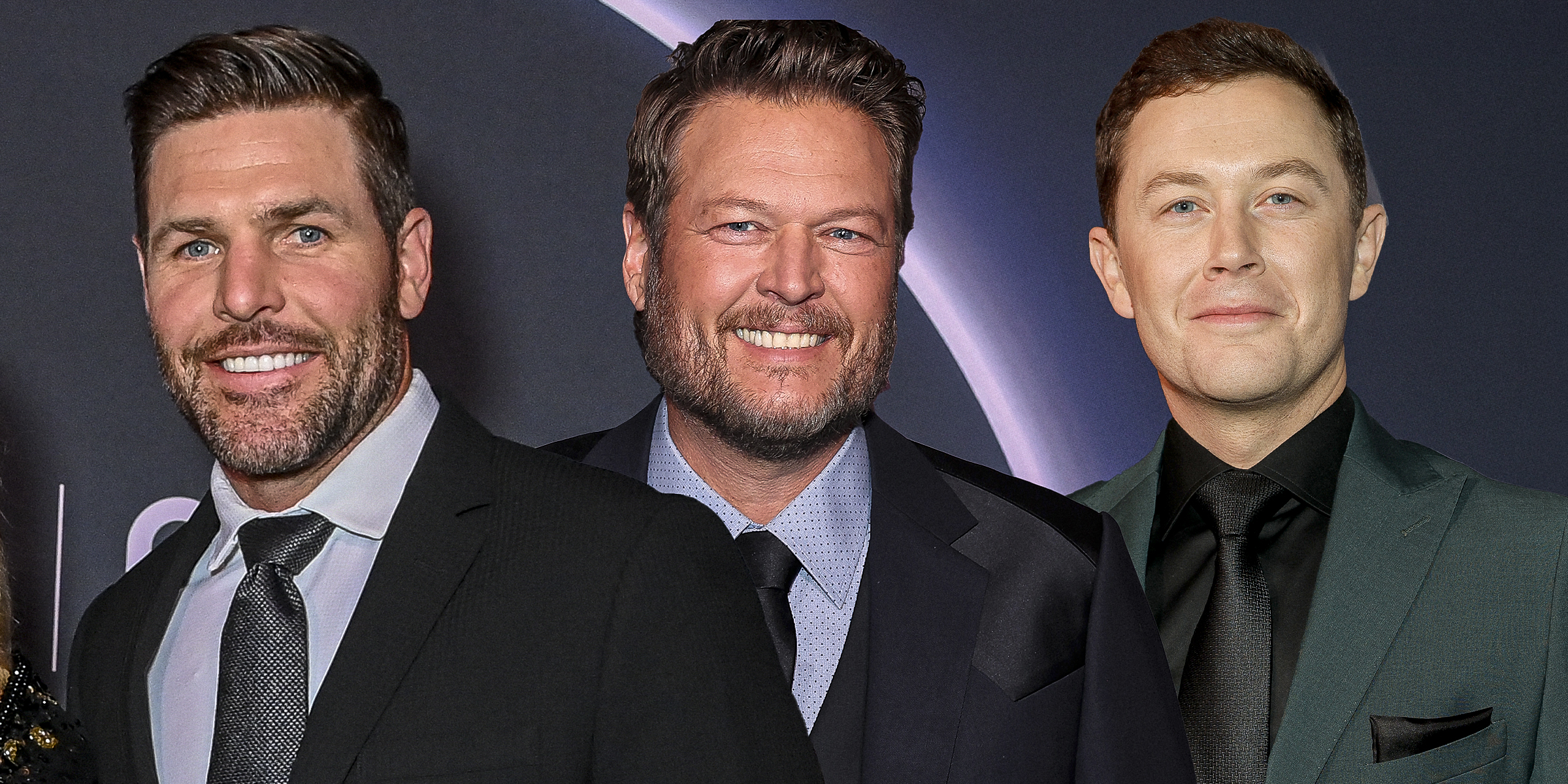 Mike Fisher | Blake Shelton | Scotty McCreery | Source: Getty Images