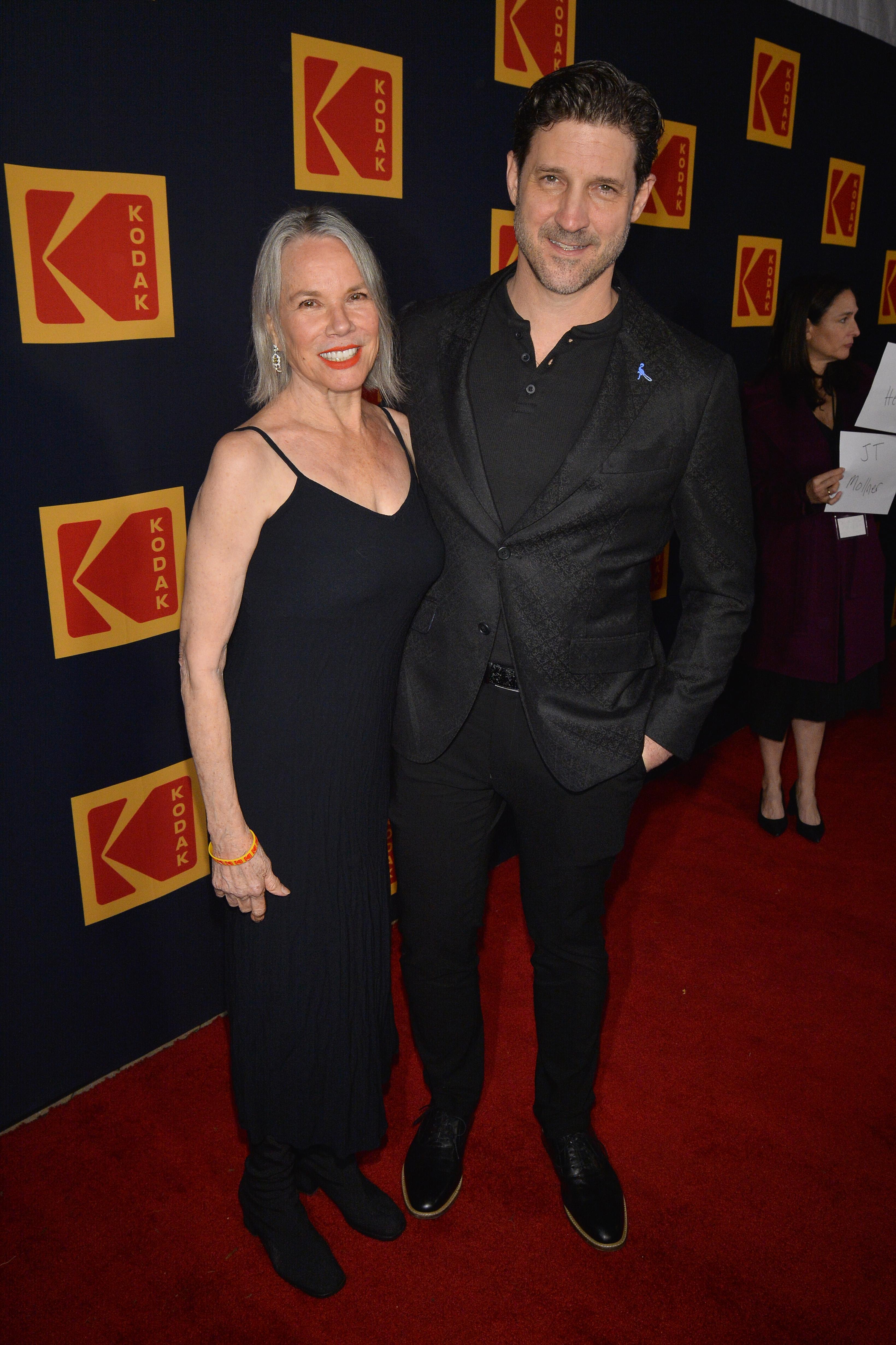 Barbara Hershey and J.T. Mollner in Los Angeles, California on February 26, 2023 | Source: Getty Images