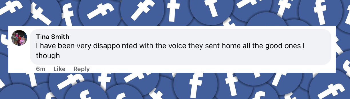 A fan comment dated May 14, 2025 | Source: Facebook/NBCTheVoice