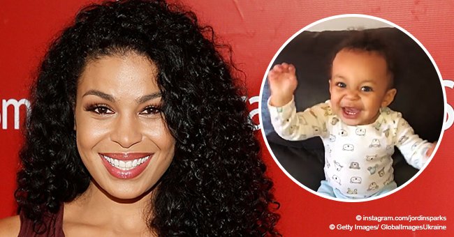Jordin Sparks shares adorable video of son whose '2 top teeth are coming in' on his 8-month b-day