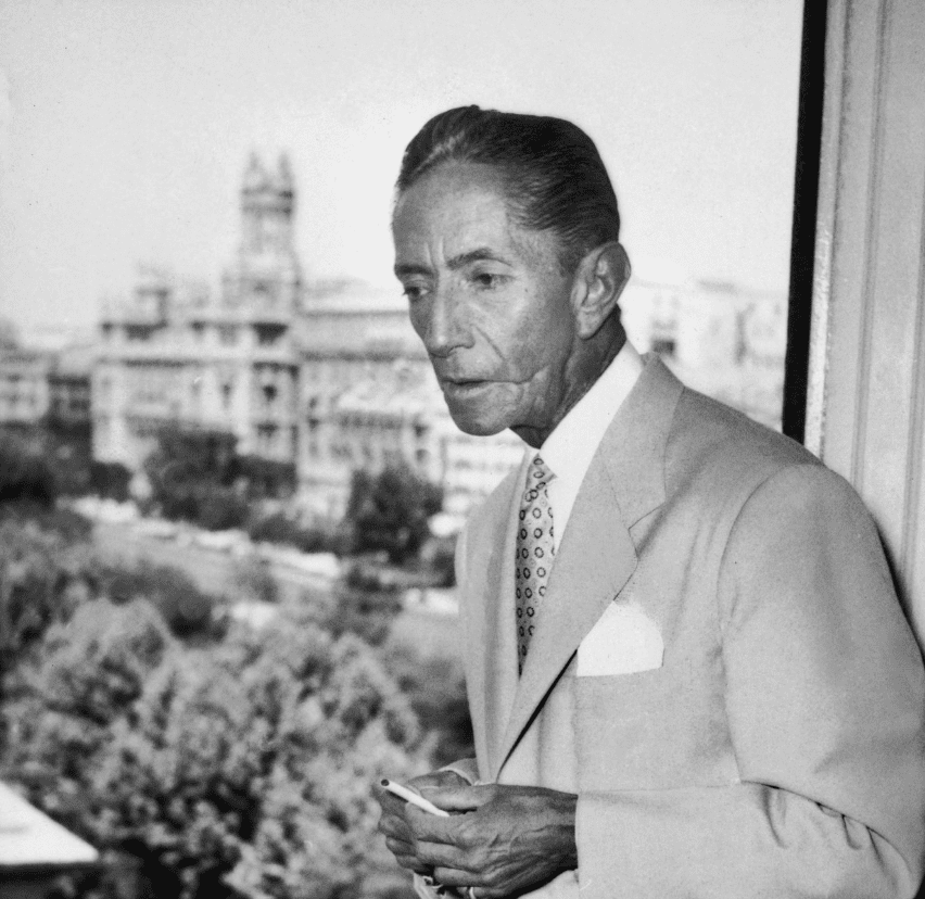 Agustín Lara en Madrid en 1950. | Foto: Getty Images
