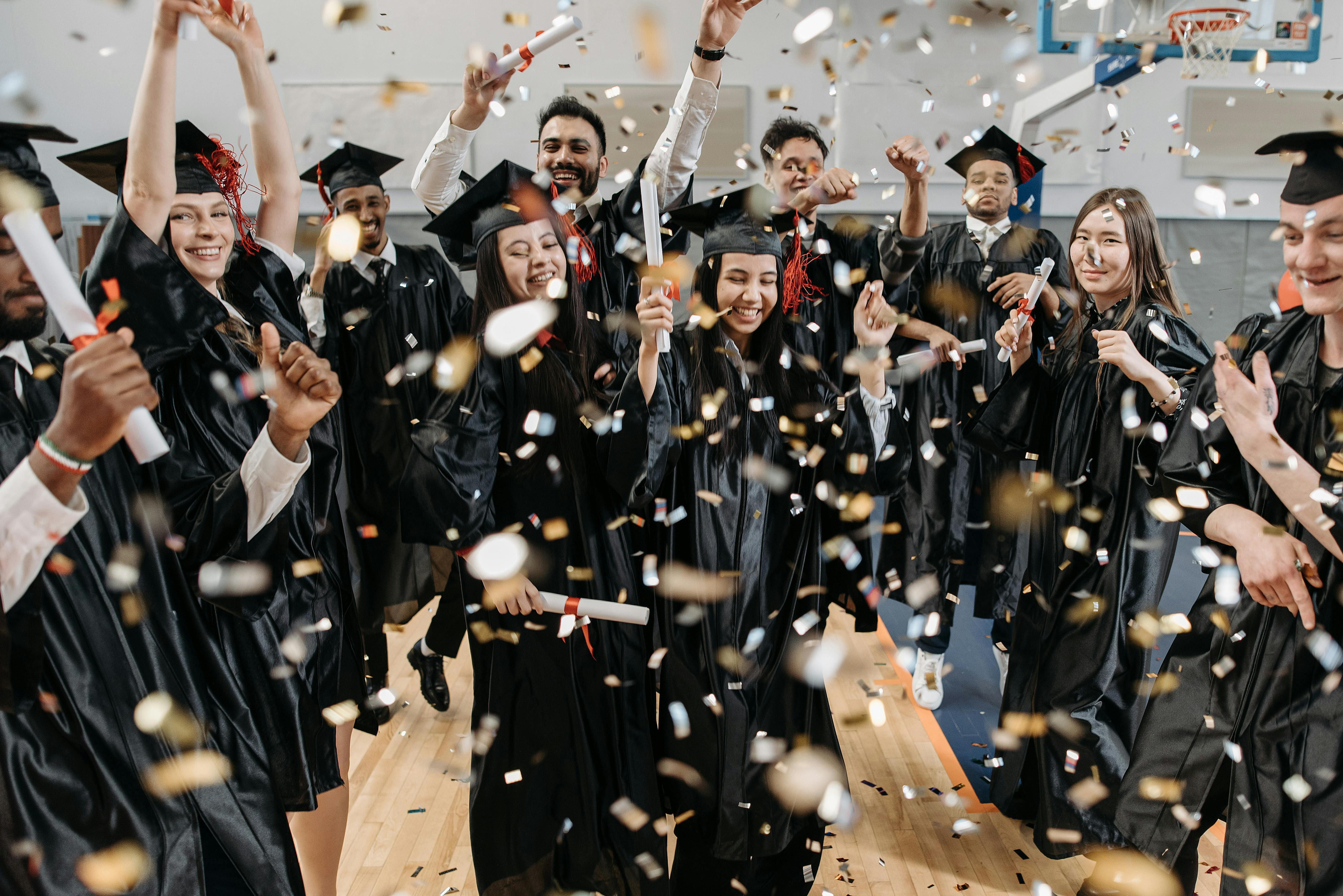 Graduants celebrating | Source: Pexels