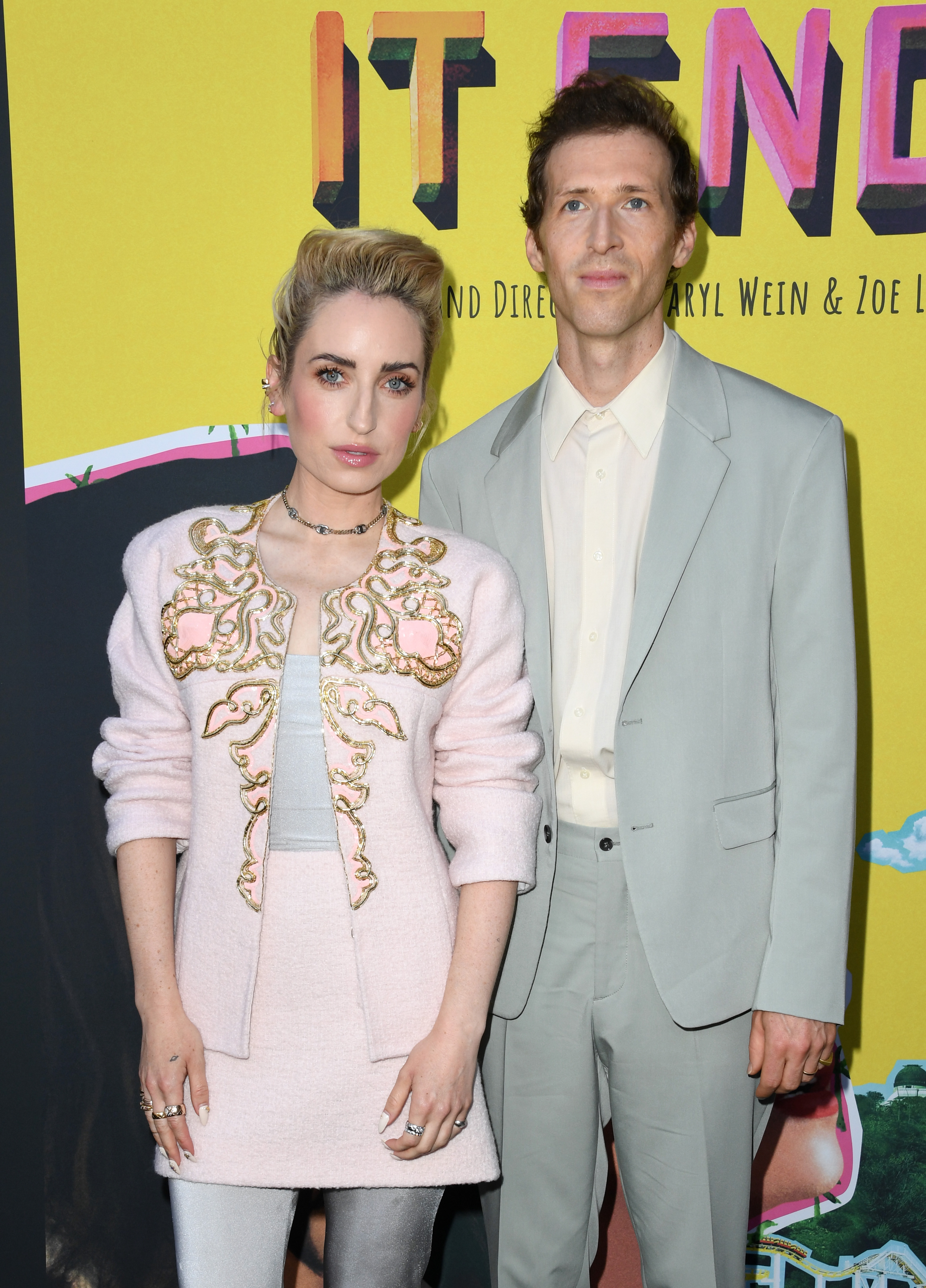 Zoe Lister-Jones and Daryl Wein at the Los Angeles Premiere of "How It Ends" on July 15, 2021, in Hollywood, California | Source: Getty Images