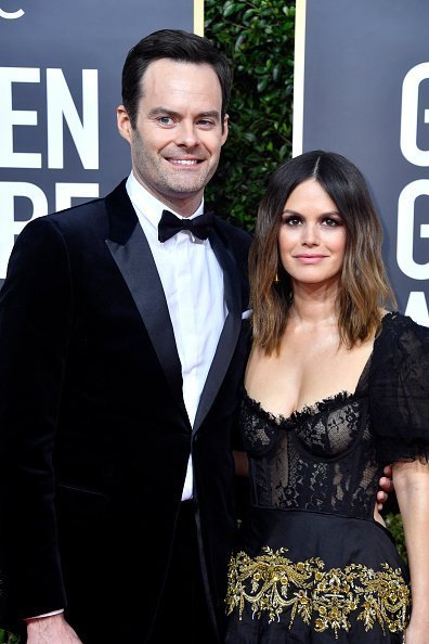 Bill Hader and Rachel Bilson at The Beverly Hilton Hotel on January 05, 2020 in Beverly Hills, California. | Photo: Getty Images