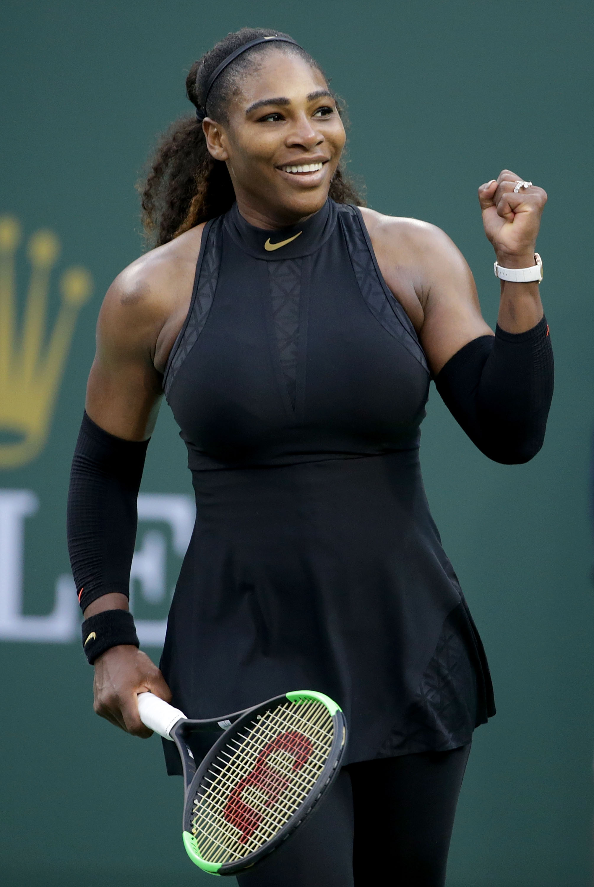 Serena Williams during the BNP Paribas Open on March 10, 2018, in Indian Wells, California. | Source: Getty Images