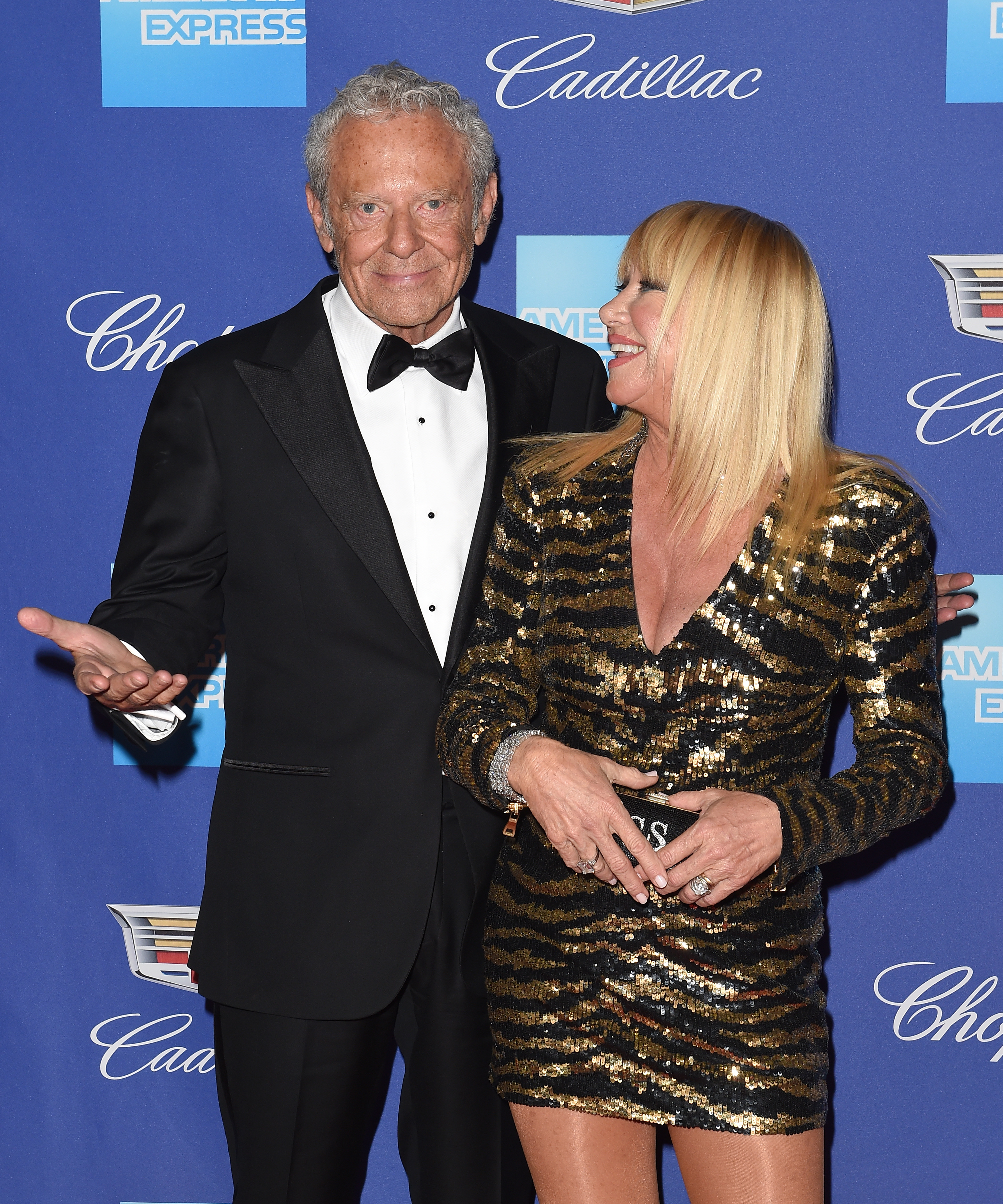 Alan Hamel and Suzanne Somers at the 29th Annual Palm Springs International Film Festival Awards in Palm Springs, California on January 2, 2018 | Source: Getty Images