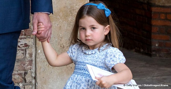 Little Charlotte steals the show again with a Royal handshake