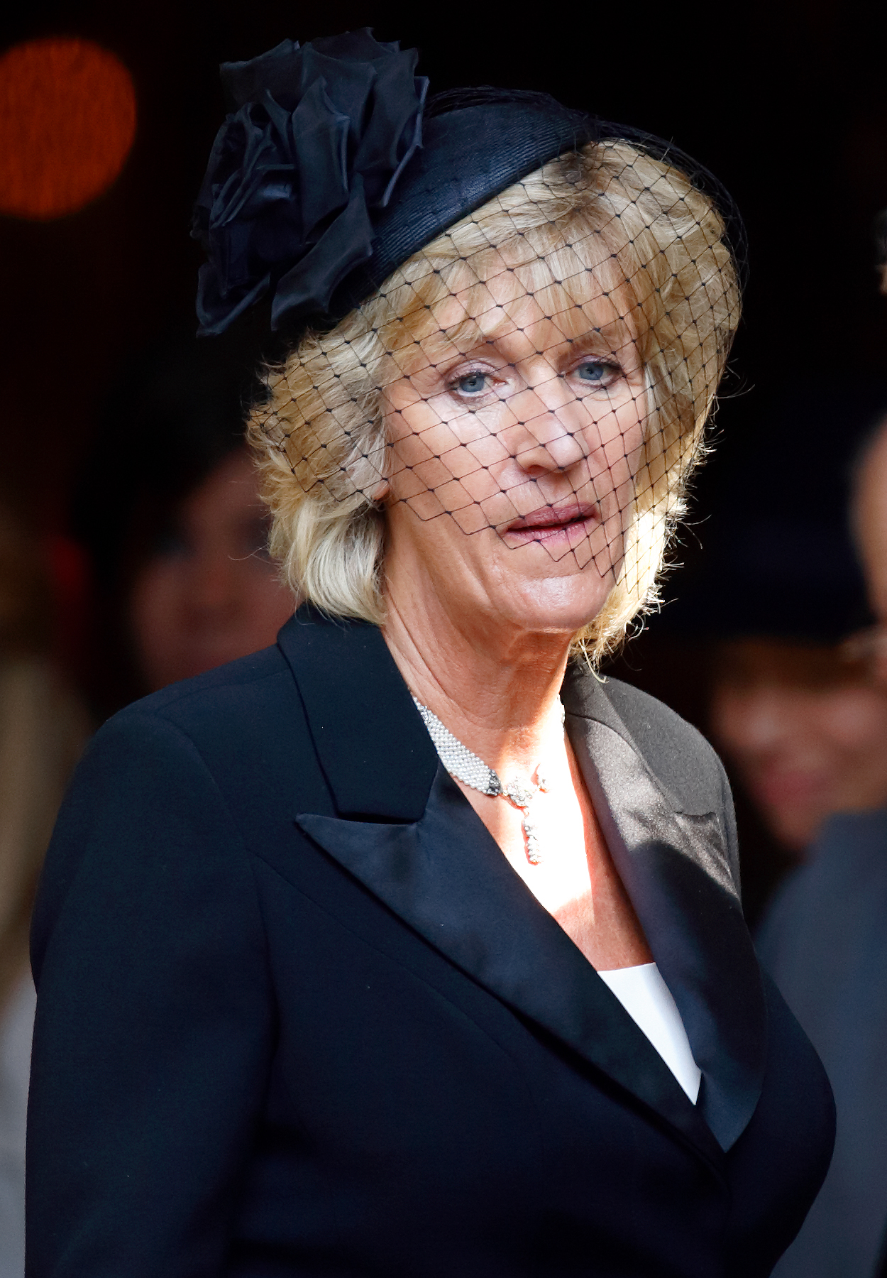 Annabel Elliot at a memorial service for her father, Major Bruce Shand, at St. Pauls Church, Knightsbridge, on September 11, 2006 | Source: Getty Images