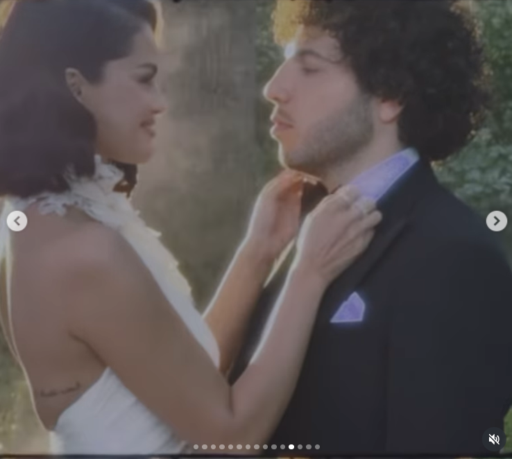 Selena Gomez and Benny Blanco at their September 27, 2025, wedding | Source: Instagram/selenagomez