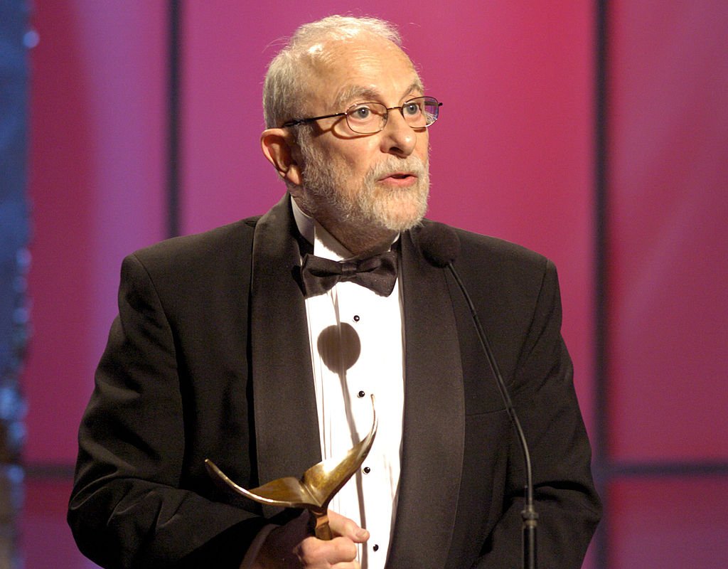 Loring Mandel accepting the Paddy Chayefsky Television Laurel Award | Photo: Getty Images