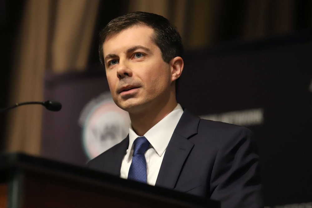 Democratic presidential candidate Pete Buttigieg speaks during the National Action Network Convention on April 4, 2019 | Source: Shutterstock