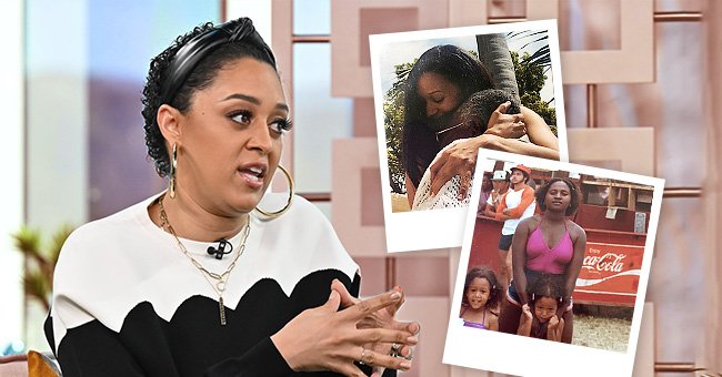 A picture of Tia Mowry featuring images posted on her Instagram | Photo: Getty Images instagram.com/tiamowry