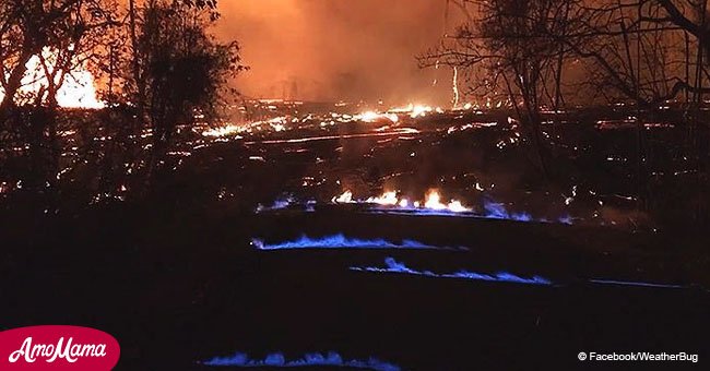 Mysterious blue flames spouting from Hawaiian volcano explained