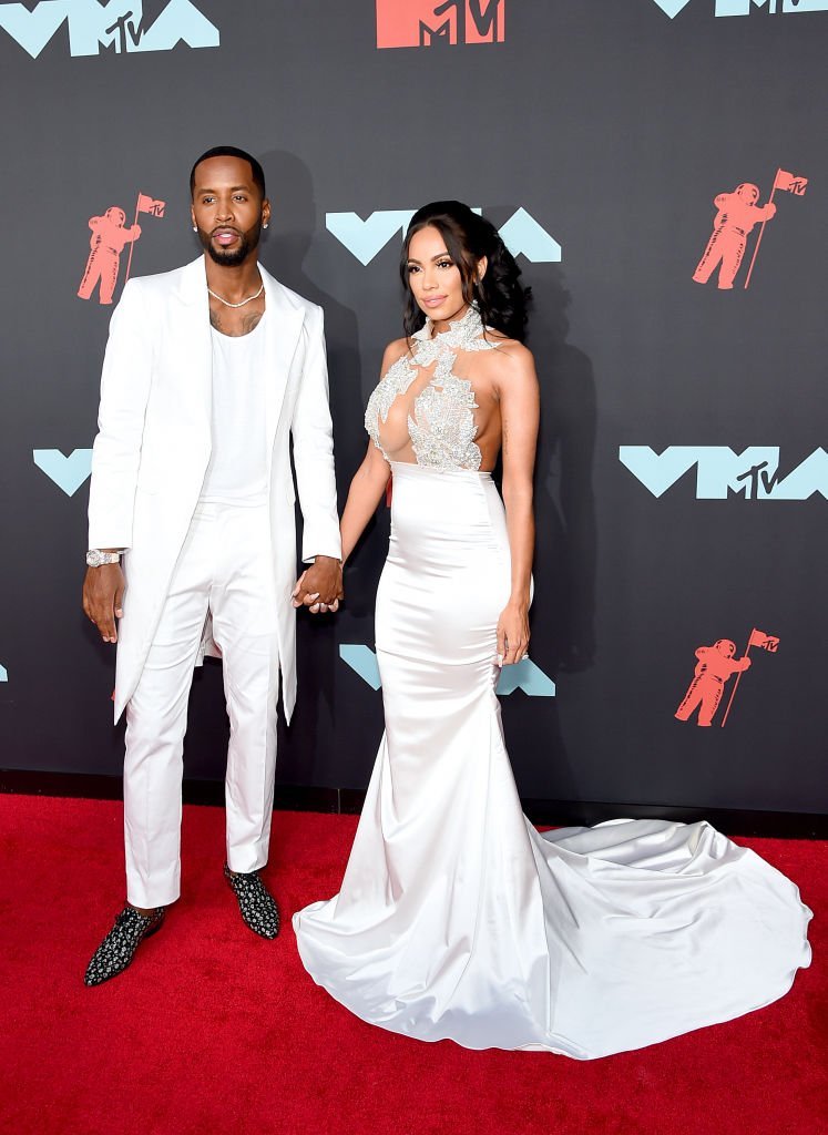 Safaree Samuels and Erica Mena Samuels attend the 2019 MTV Video Music Awards at Prudential Center | Photo: Getty Images