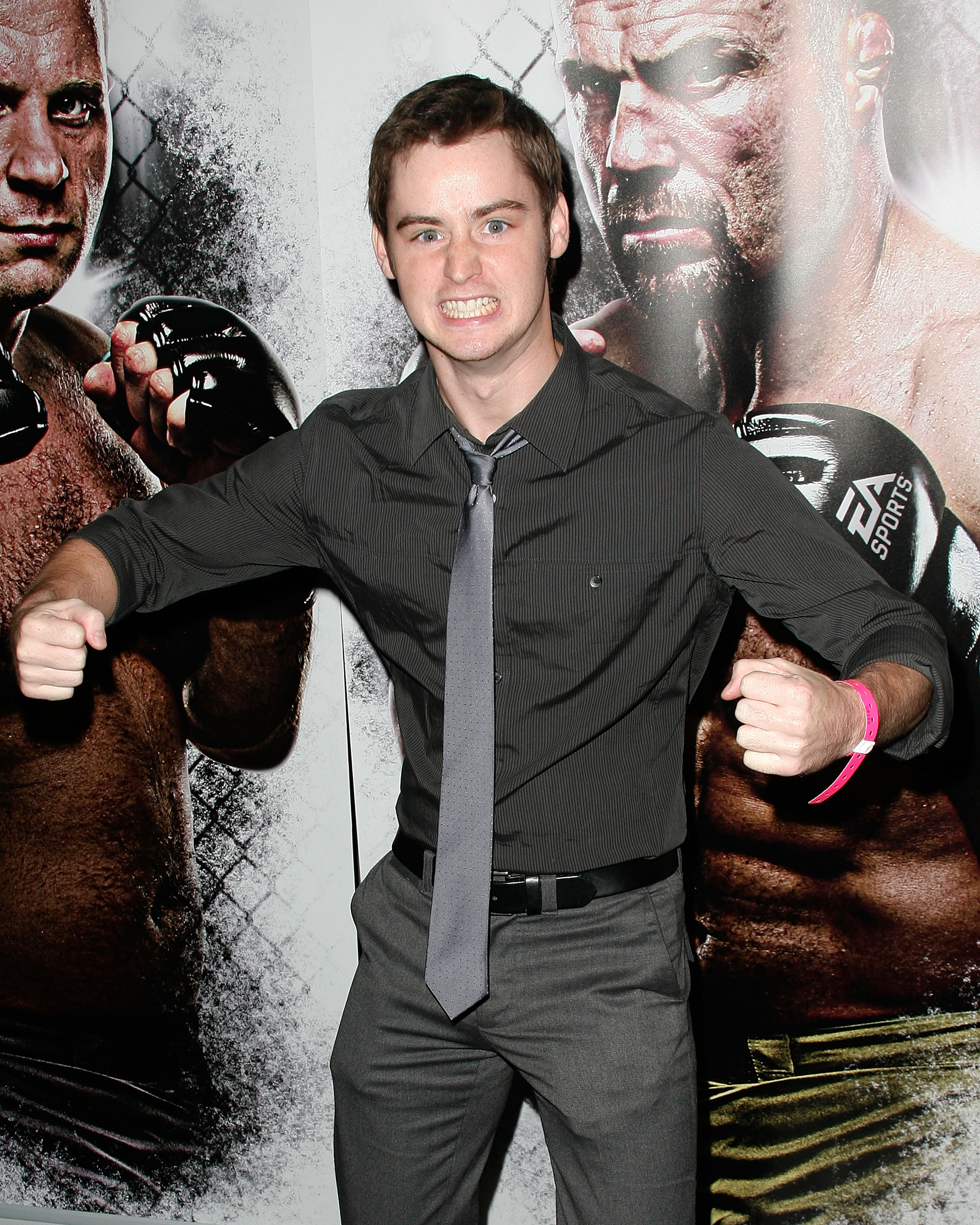 Dan Benson arrives at the EA Sports MMA video game launch party at The Highlands club in the Hollywood & Highland Center on October 19, 2010, in Hollywood, California. | Source: Getty Images