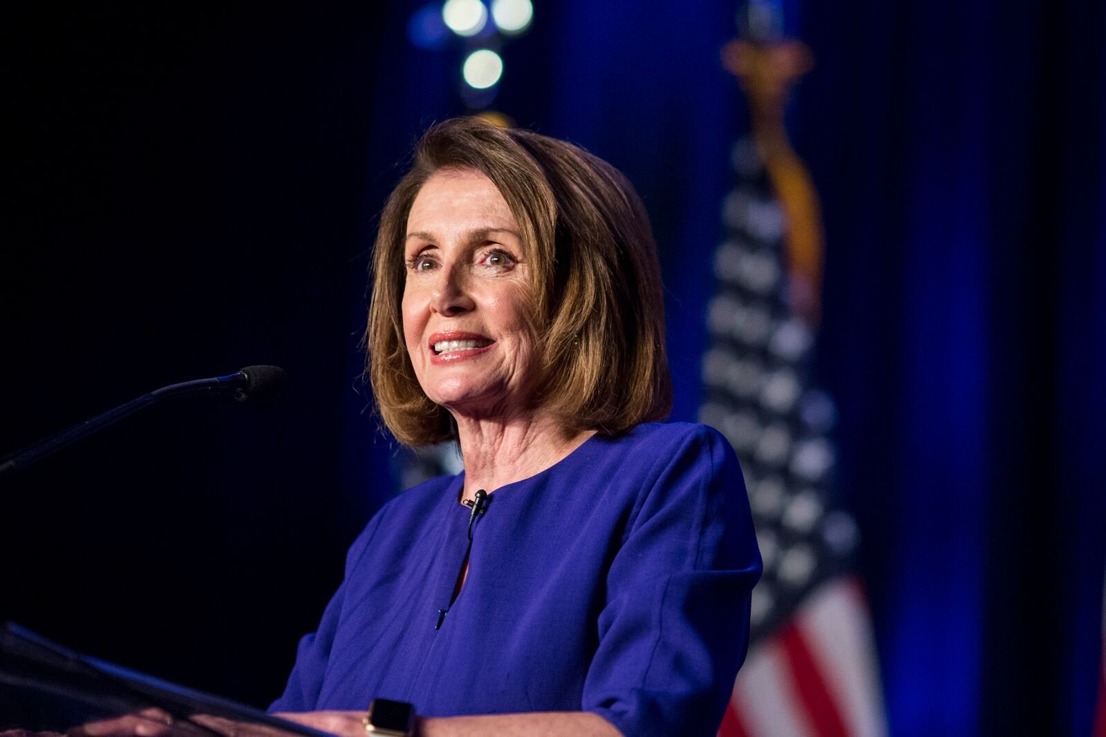  Nancy Pelosi speaks during a DCCC election watch party at the Hyatt Regency on November 6, 2018 in Washington, DC | Photo: Getty Images