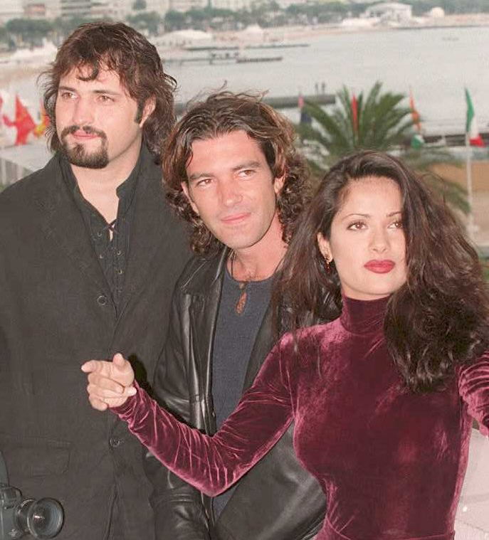 Robert Rodriguez, Antonio Banderas, and Salma Hayek in 1995 | Source: Getty Images